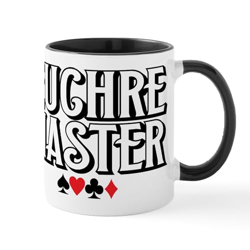 White/Black Inside - Euchre Master Mugs