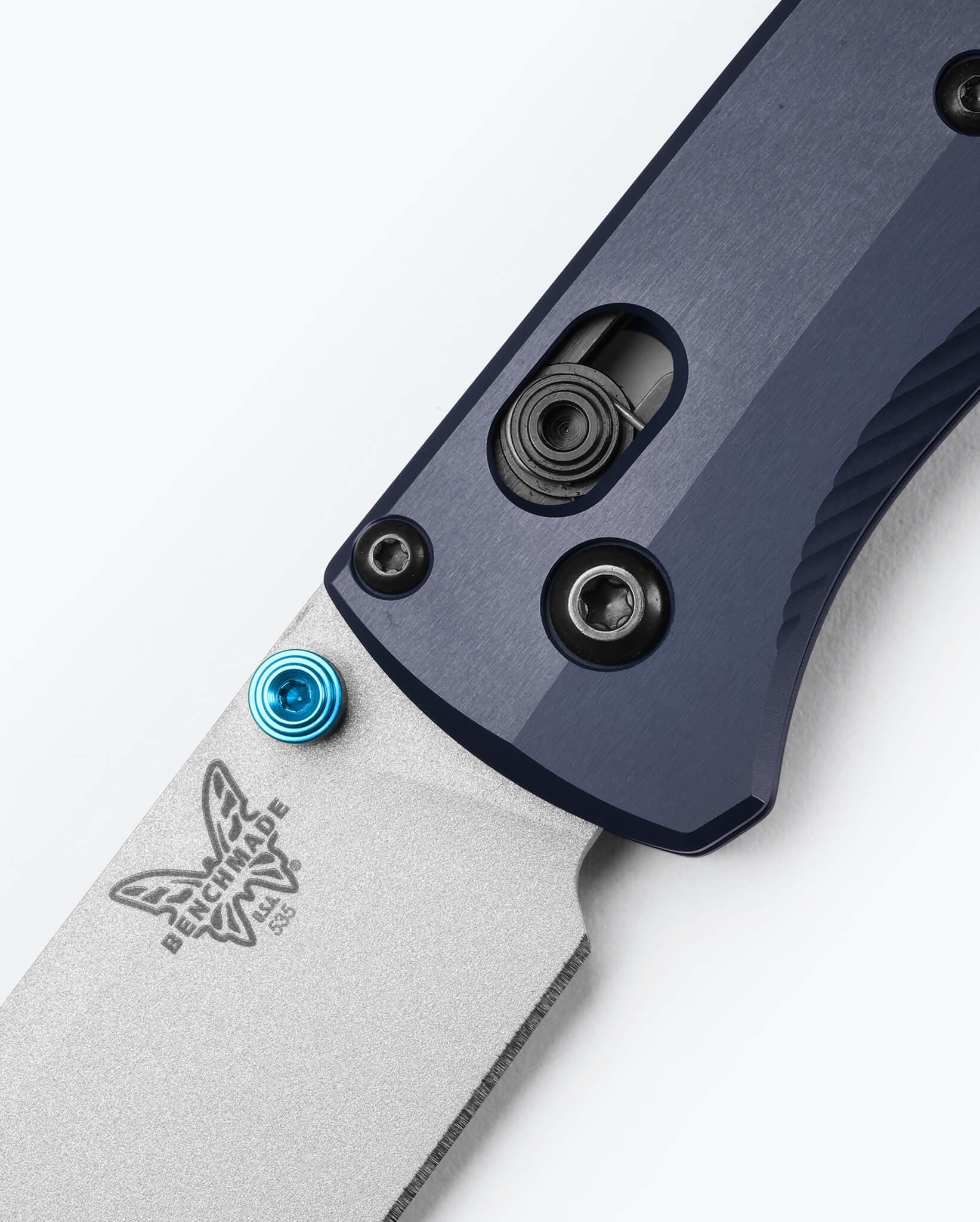 Bugout® Knife - Crater Blue Drop Point Folding Pocket Knife for Camping, Hiking & Everyday Carry (EDC)