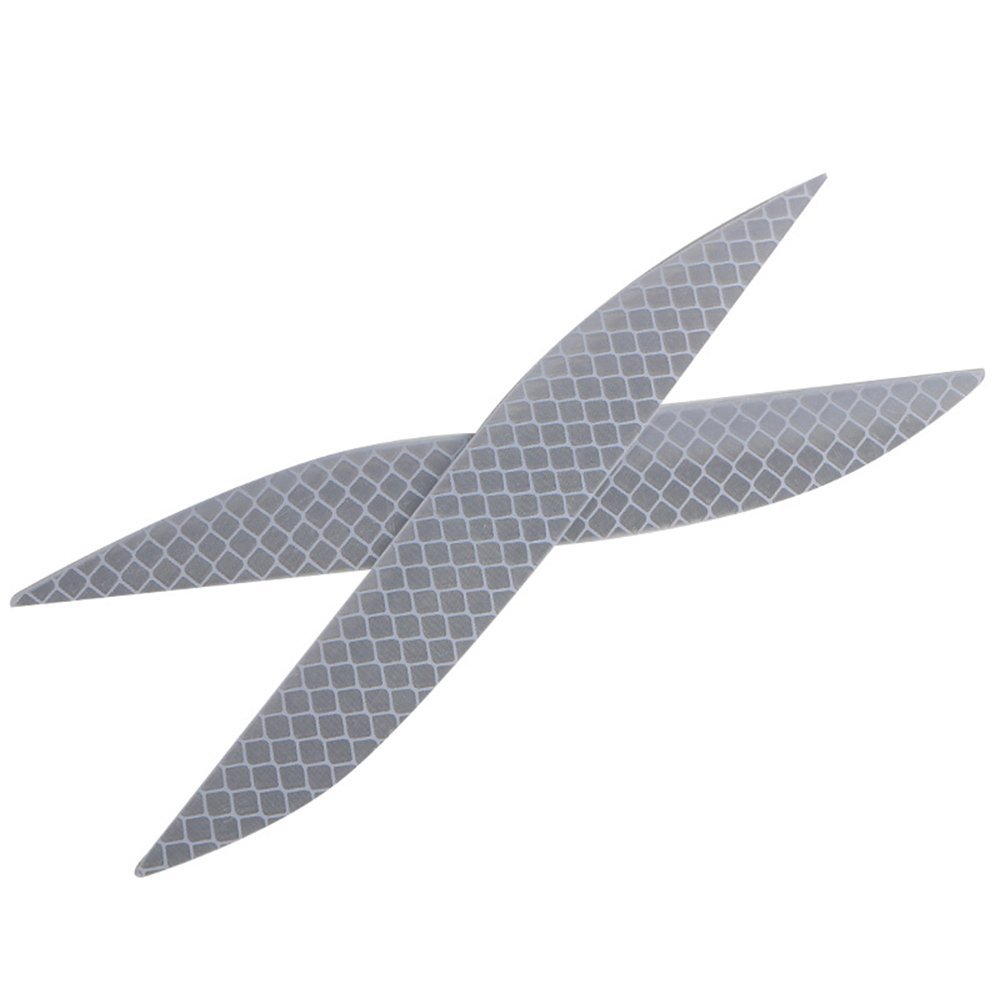 2PCS Ultra Reflective Wheel Boss Stickers for RV, Car, Motorcycle & Bicycle - Water-Resistant Anti-Collision Warning Decals - Perfect for Night Safety & Vehicle Customization