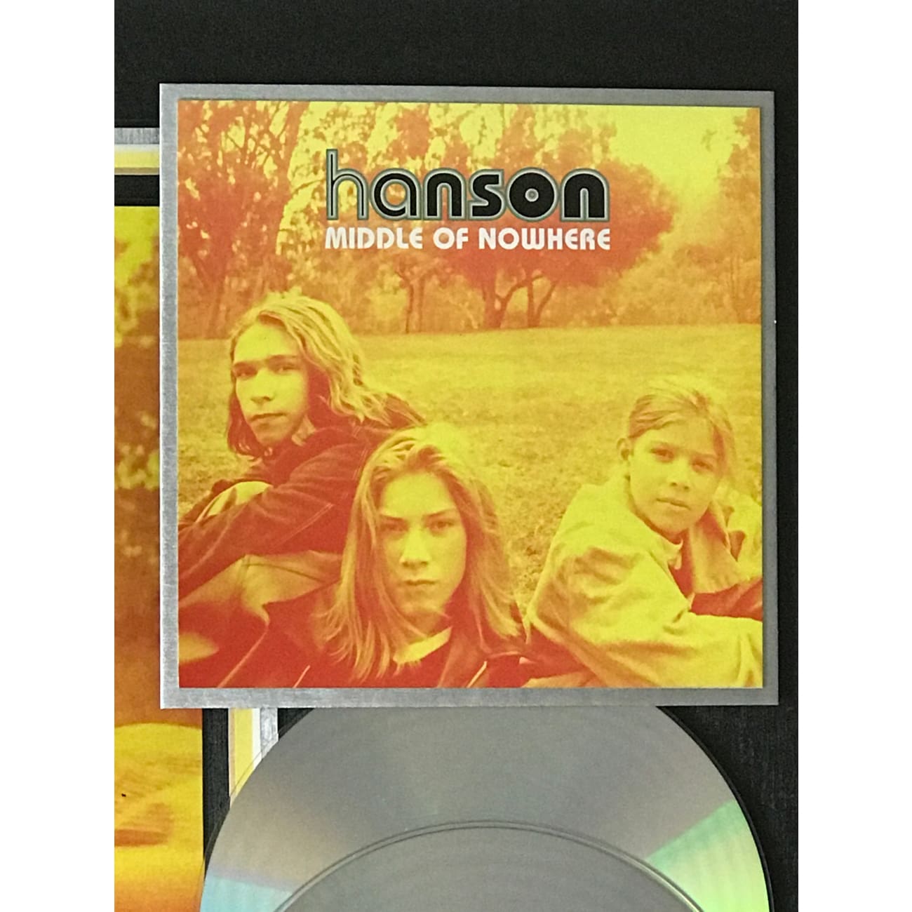 Hanson Middle Of Nowhere RIAA Certified 4x Multi Platinum Album Award - Perfect for Music Collectors, Fan Displays & Memorabilia Collections