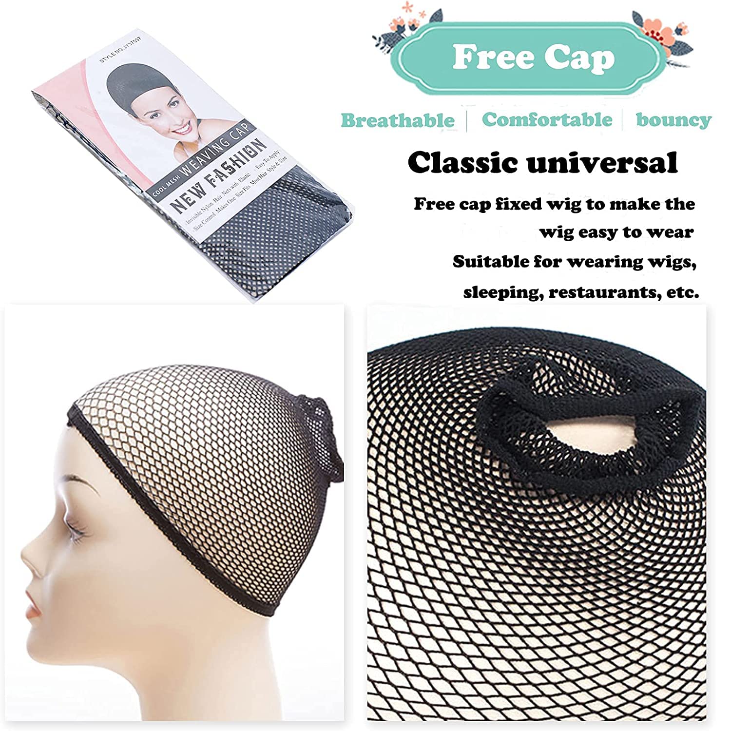 Short Pink Bob Wig with Bangs - Anime Cosplay Synthetic Hair Wig for Women & Girls - Includes Cute Hair Clips & Wig Cap - Perfect for Halloween, Parties & Daily Wear