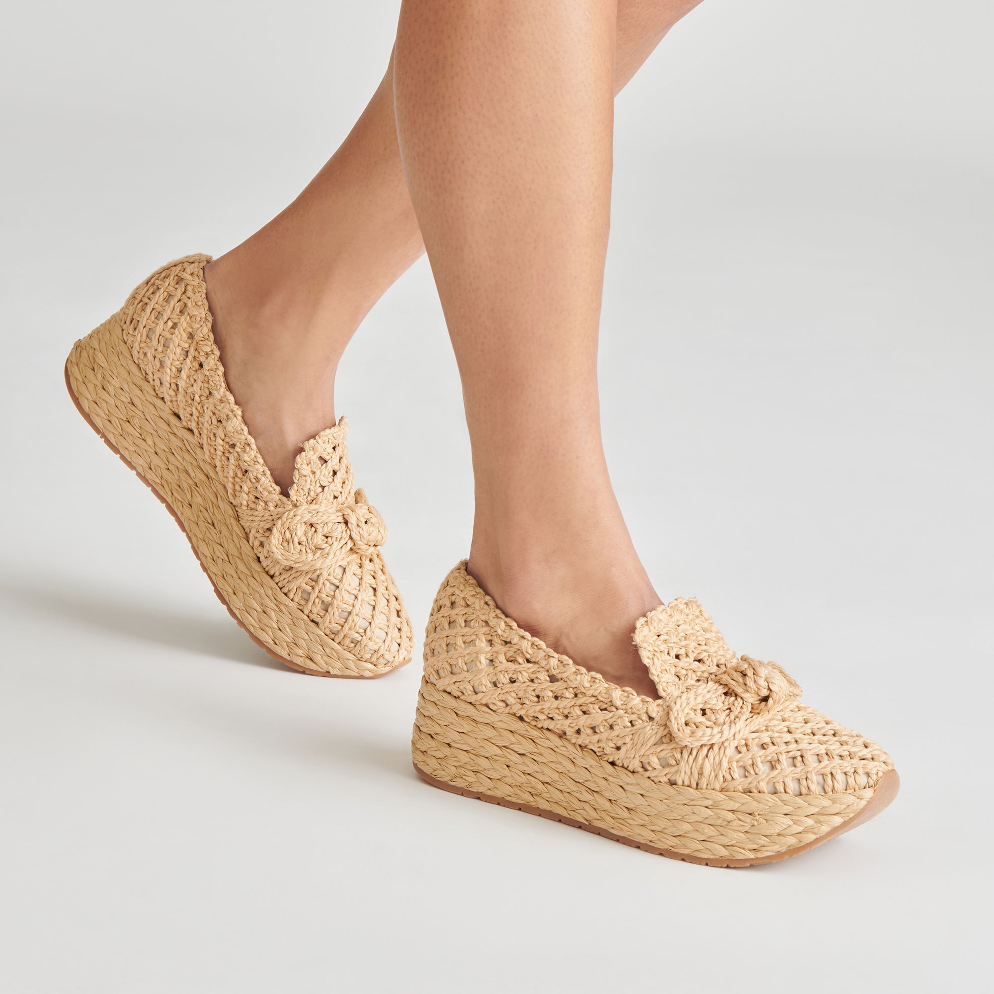JAKA SNEAKERS LT NATURAL RAFFIA - Comfortable Women's Casual Shoes for Summer | Perfect for Beach, Travel & Everyday Wear