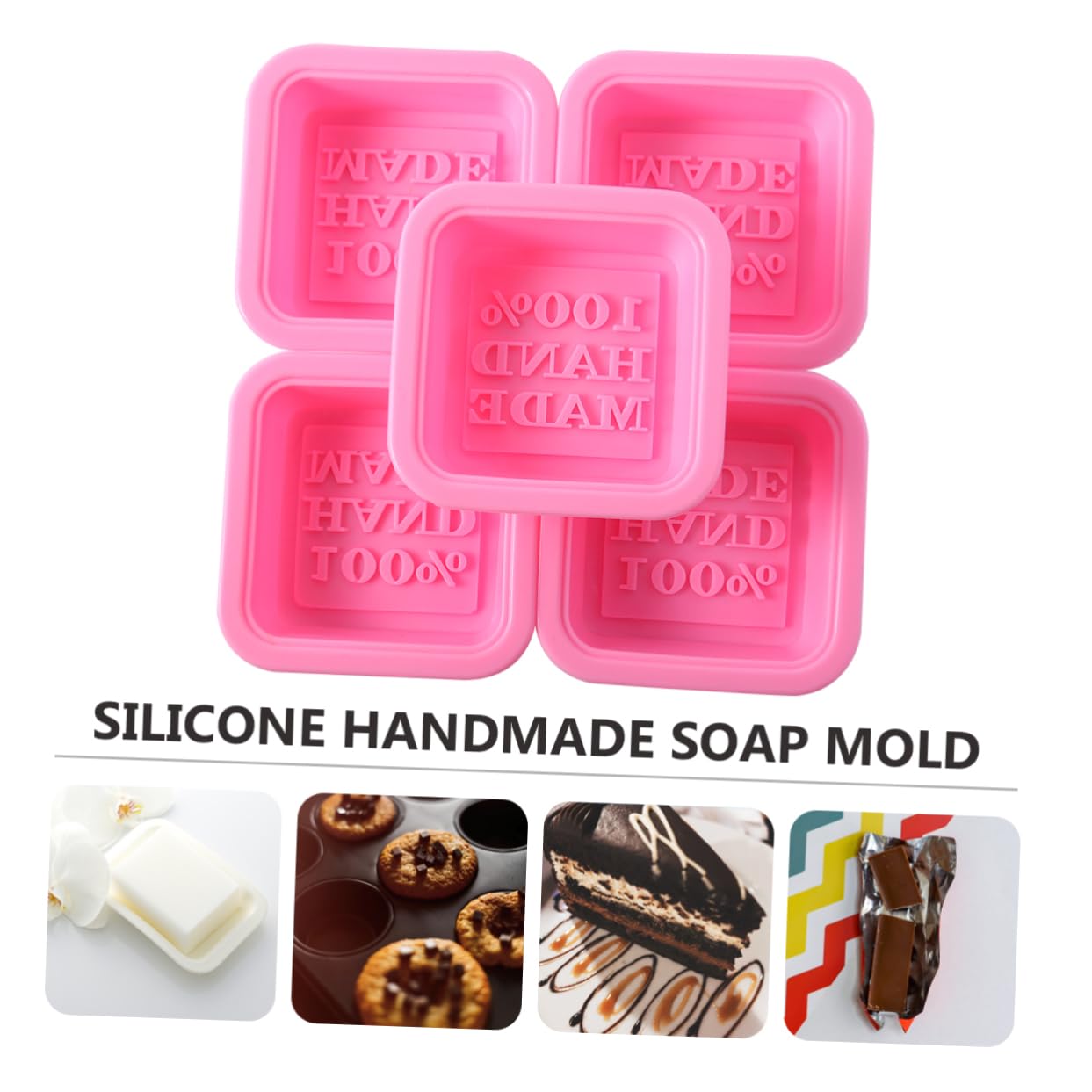 DOITOOL 25-Piece Silicone Mold Set for Soap Making, Fondant, Chocolate & Cookies - DIY Baking & Candy Molds for Home, Shop, and Crafting - Perfect for Cake Decorating, Handmade Soap, and Holiday Treats