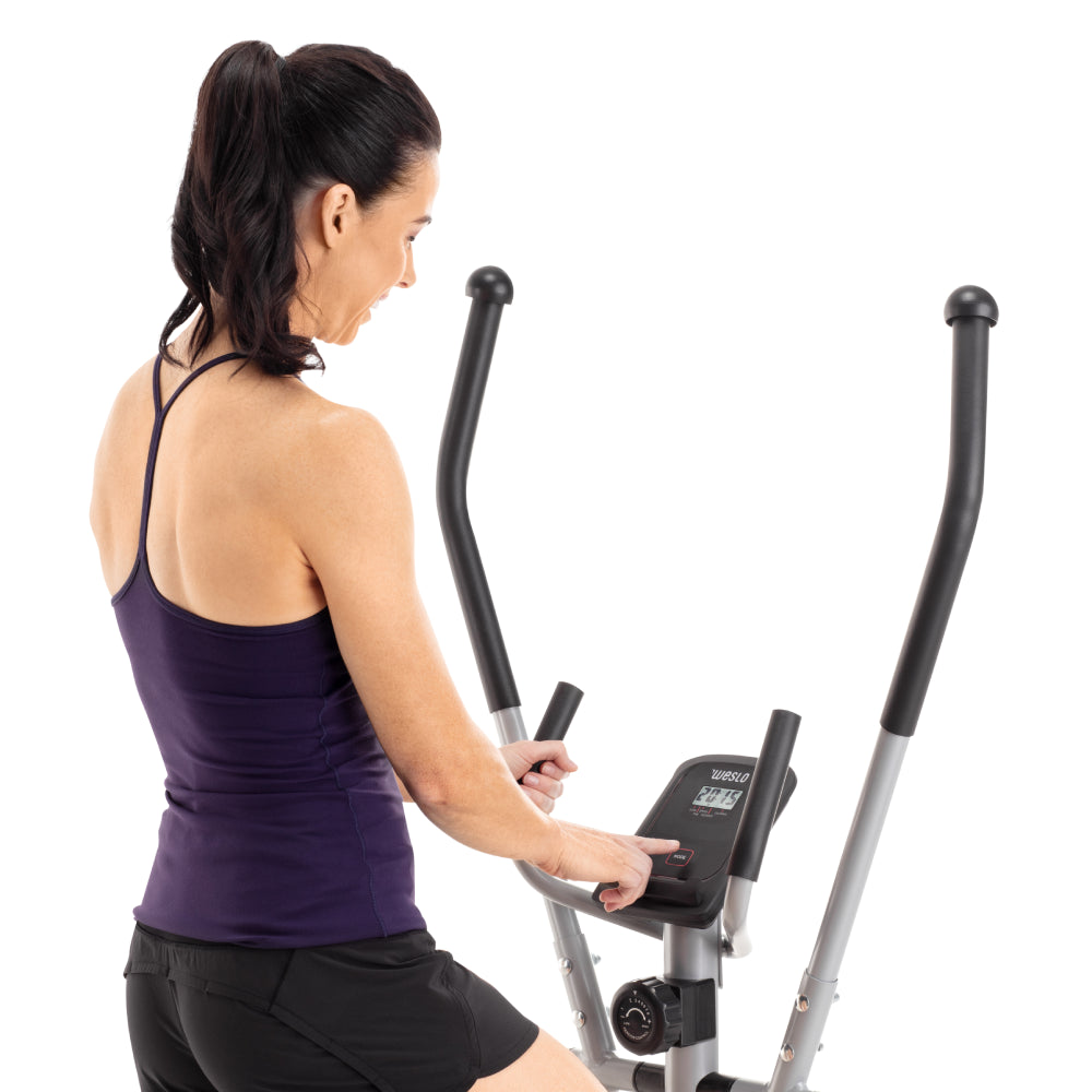 Weslo Momentum G 4.1 Rear Drive Elliptical Machine - Low Impact Cardio Trainer for Home Gym, Full Body Workout Equipment - Perfect for Small Spaces & Apartment Fitness