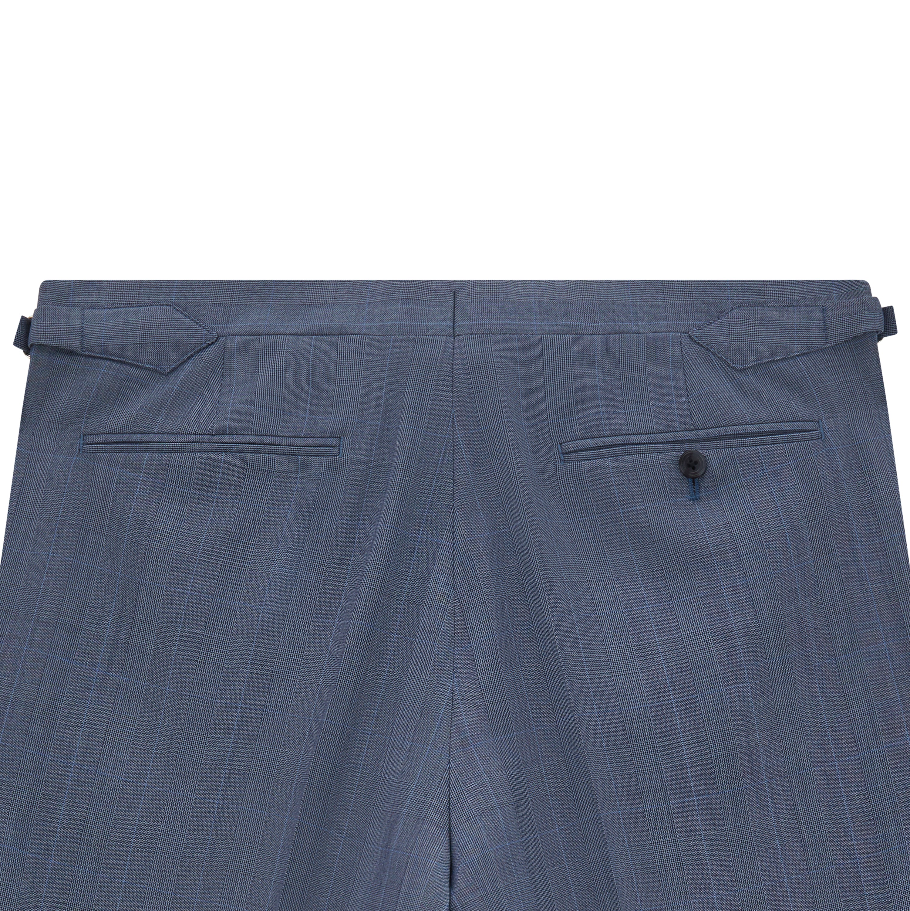 Holborn Blue Grey Prince Of Wales Check Suit - Premium Men's Business Formal Wear for Office, Weddings & Special Occasions