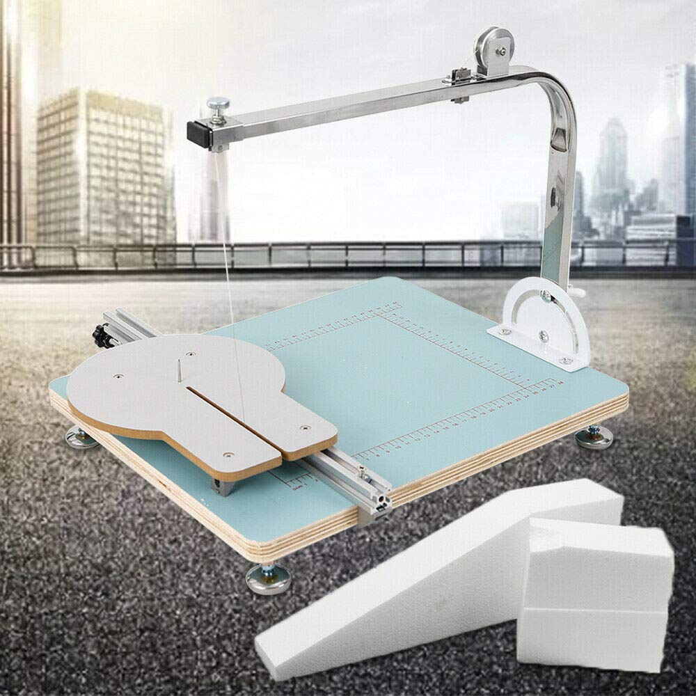 Adjustable Angle Hot Wire Foam Cutter Machine - Professional Styrofoam Cutting Tool with Work Table for DIY Craft, Foam Sponge Carving & Model Making - Perfect for Hobbyists, Cosplay Props & Home Decoration Projects
