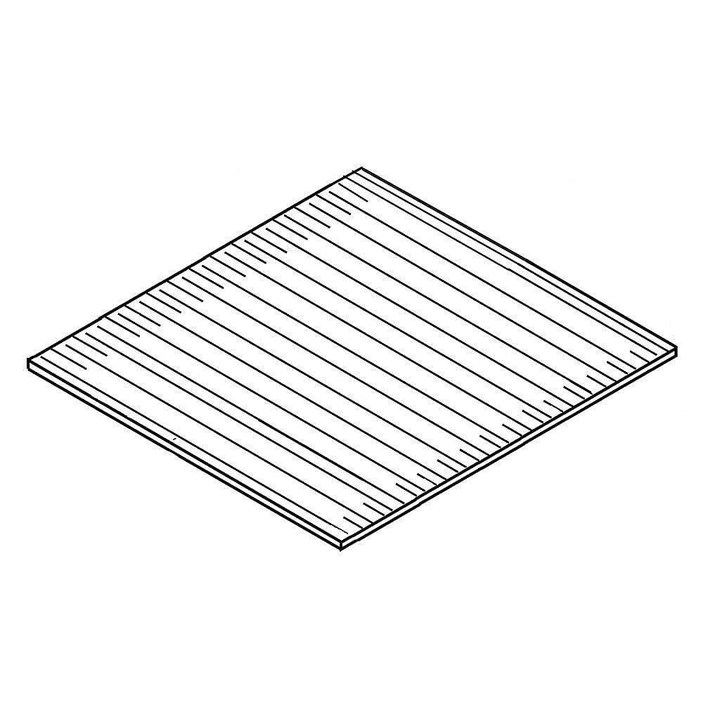 Whirlpool W10864399 Refrigerator Glass Shelf - White, Durable & Easy to Clean - Perfect for Kitchen Organization & Food Storage