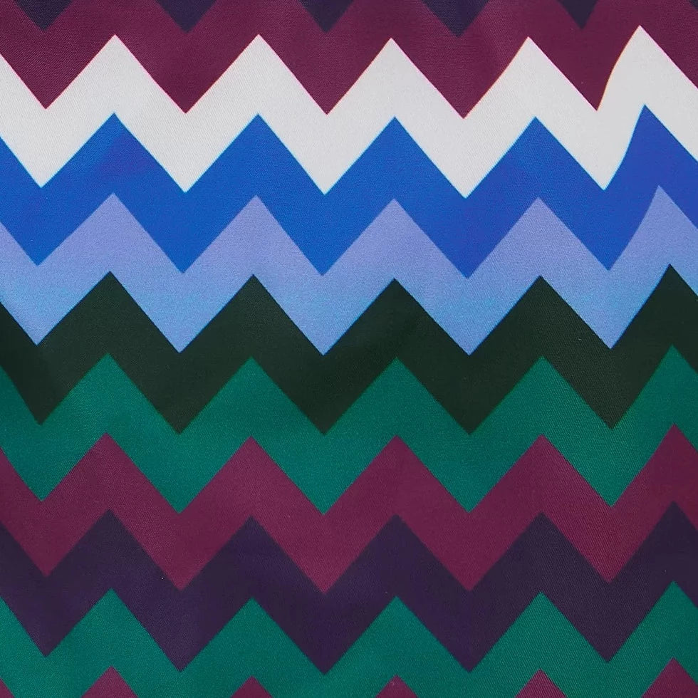 Missoni ZigZag Swim Shorts for Men - Quick Dry Beach Swimwear with UPF Protection - Perfect for Pool, Vacation & Summer Water Activities
