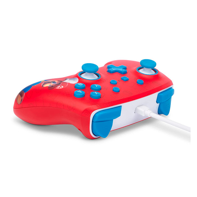 PowerA Super Mario Woo Hoo! Wired Controller for Nintendo Switch - Officially Licensed Gamepad with 10ft USB Cable - Perfect for Gaming at Home or On-The-Go