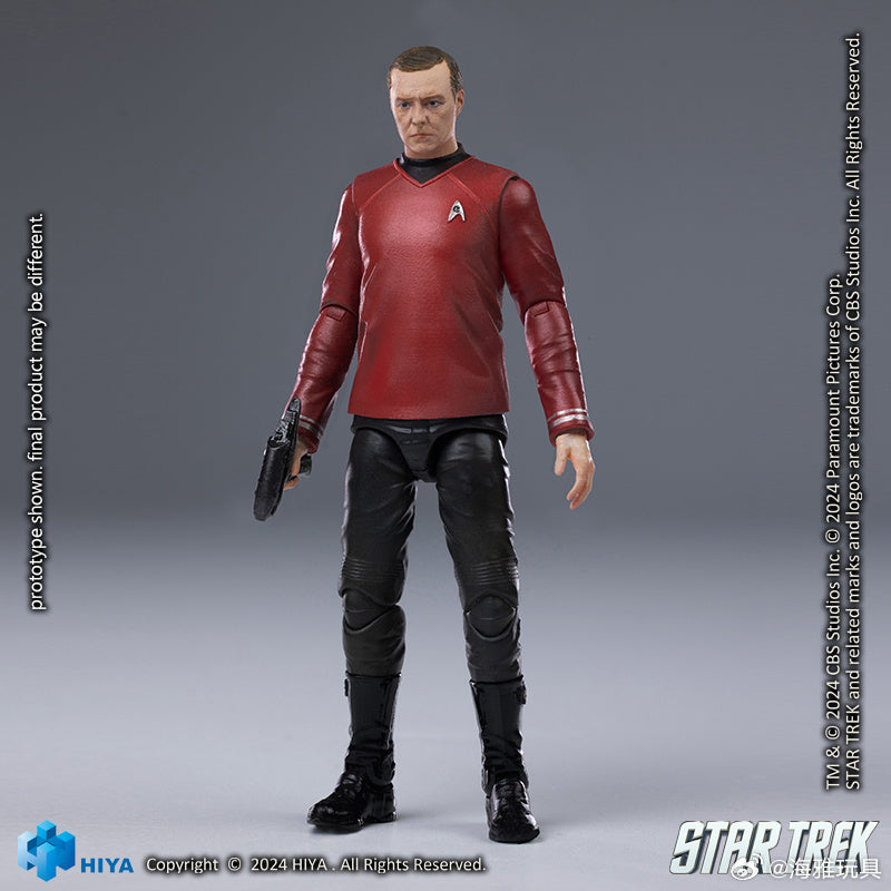 1/18 HIYA 4-Inch Action Figure - Exquisite Mini Series STAR TREK 2009 Scotty Collectible Toy | Perfect for Display, Gifts & Star Trek Fans