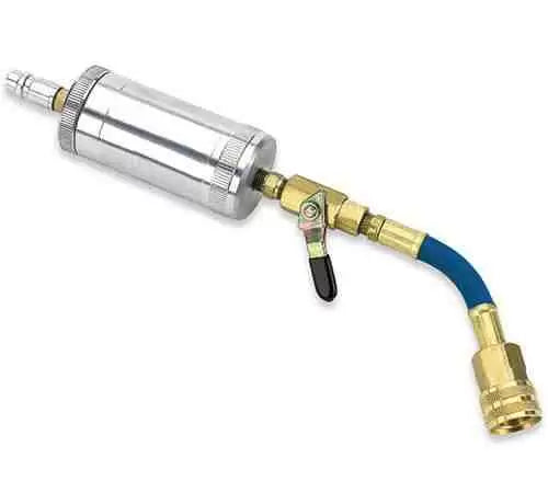 R134a AC Flow Through Oil Injector 2738 - High Performance AC Refrigerant Injector for Automotive & HVAC Systems | Ideal for AC Recharge, Maintenance & Repair