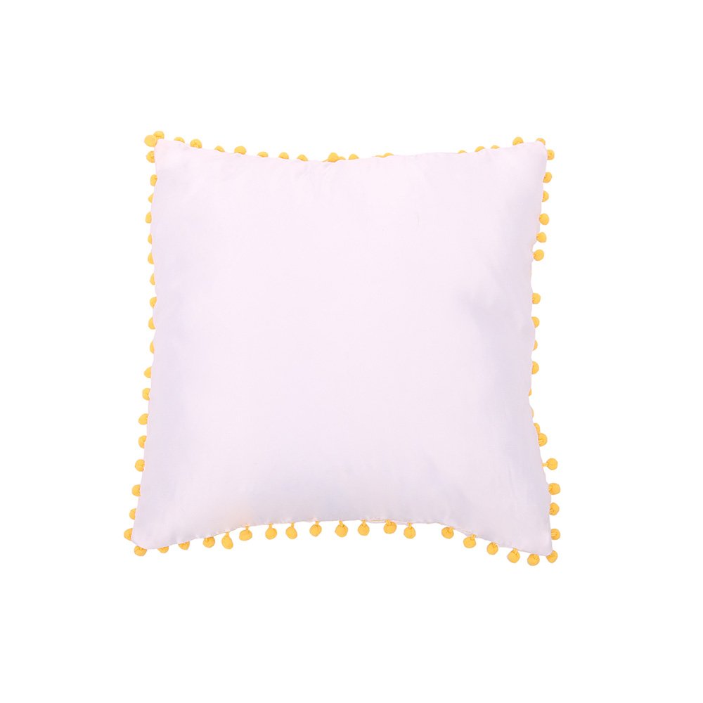 50pcs Sublimation Pillow Covers - Blank Heat Transfer Cushion Cases with Dot Edge Design for DIY Customization | Perfect for Home Decor, Gifts, and Photo Printing Projects
