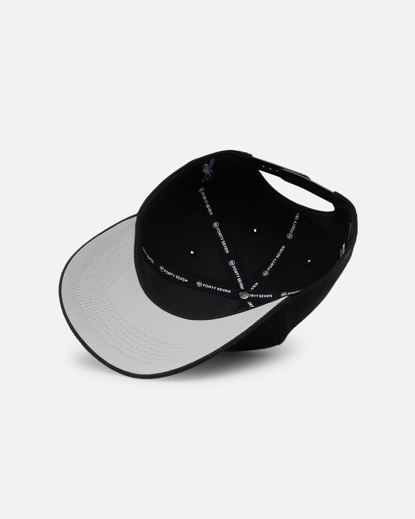 47 Brand Liverpool F.C MVP DT Snapback Black - Official Licensed Baseball Cap for Men & Women - Perfect for Football Games, Streetwear Fashion & Fan Collections