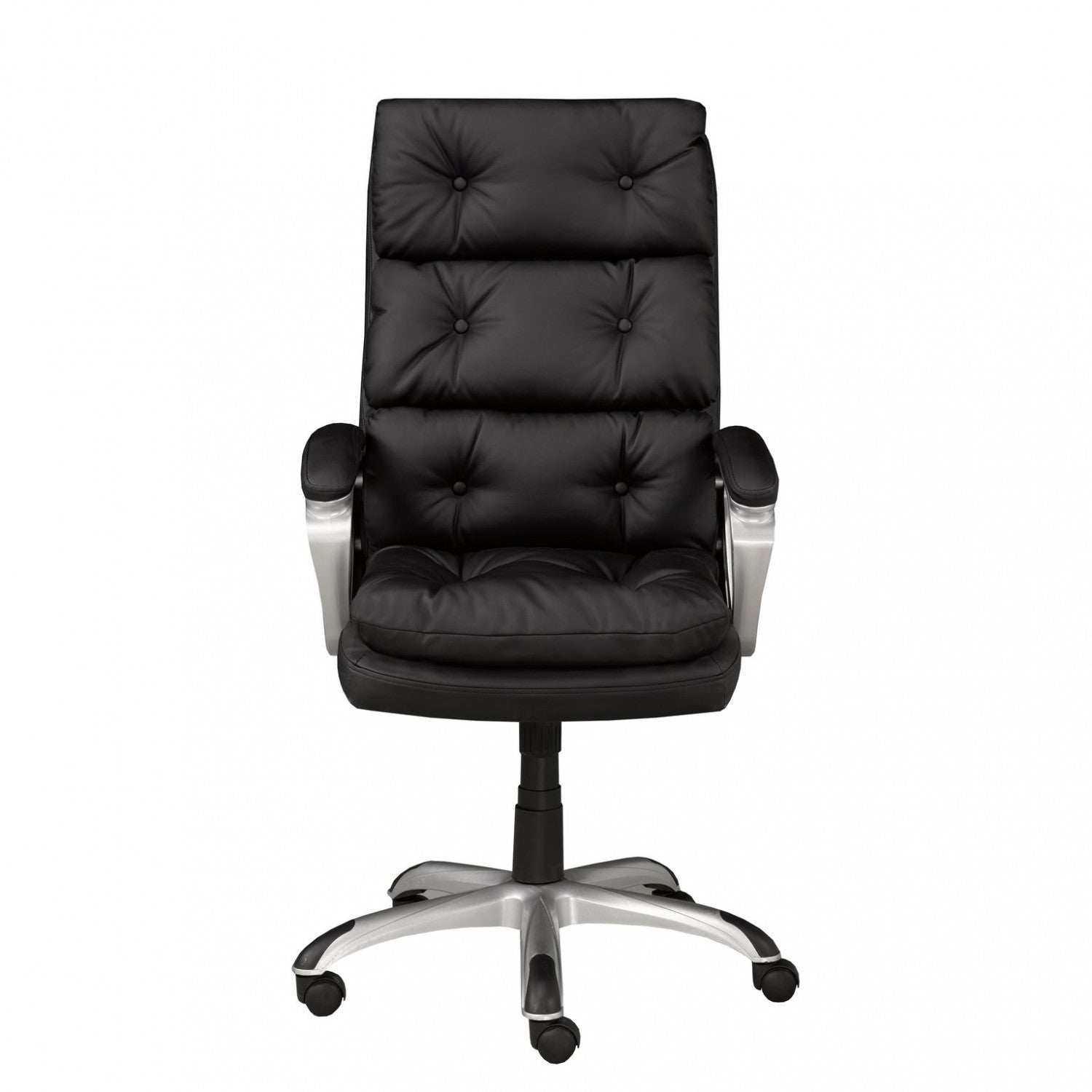 Ergonomic Vita Office Chair - Black - Adjustable Height & Lumbar Support for Home & Office Workspace