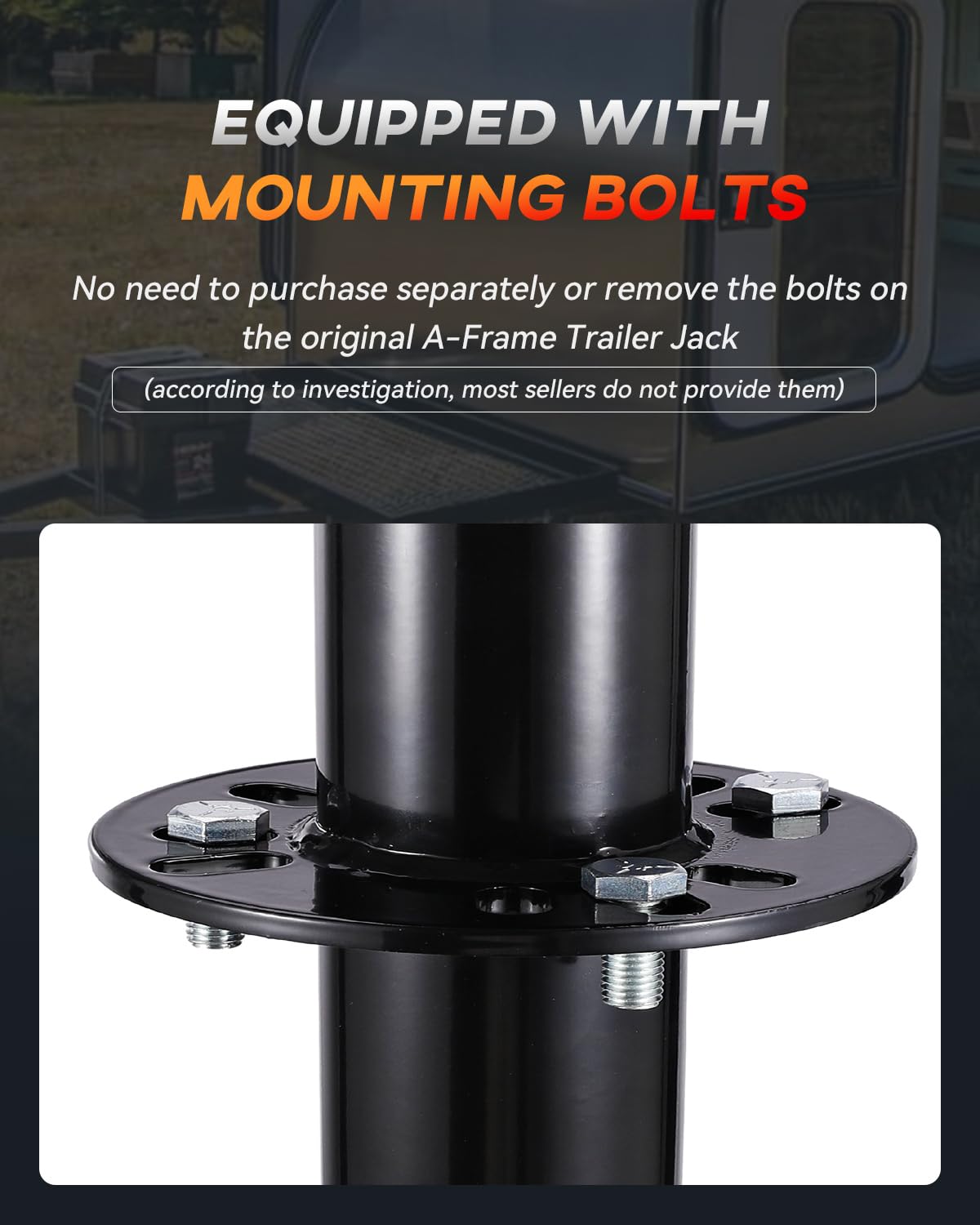 5000 lbs Heavy Duty A-Frame Trailer Jack with 23