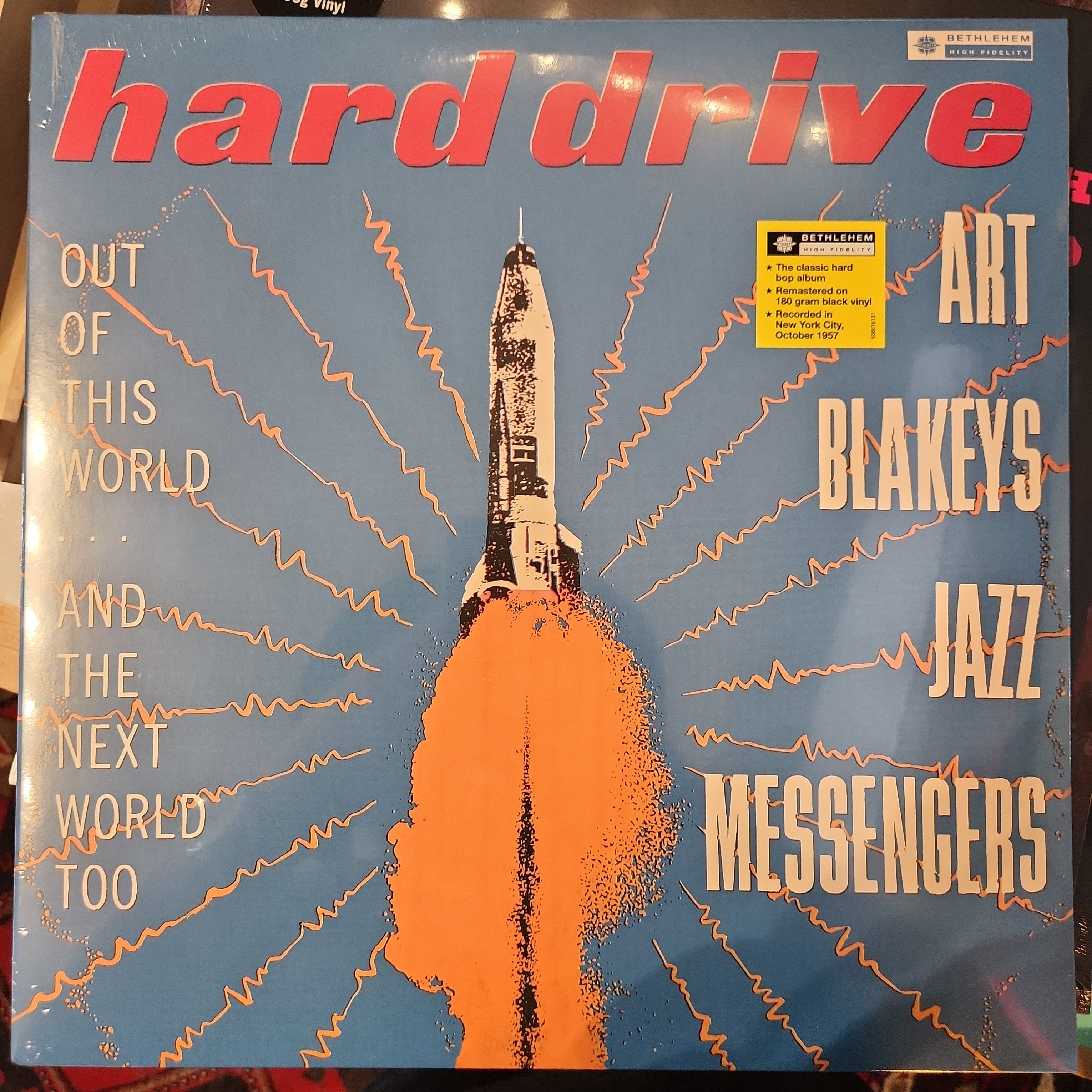 Art Blakey & The Jazz Messengers - Hard Drive Vinyl LP Record | Jazz Music Collectible | Perfect for Audiophiles & Vintage Music Lovers