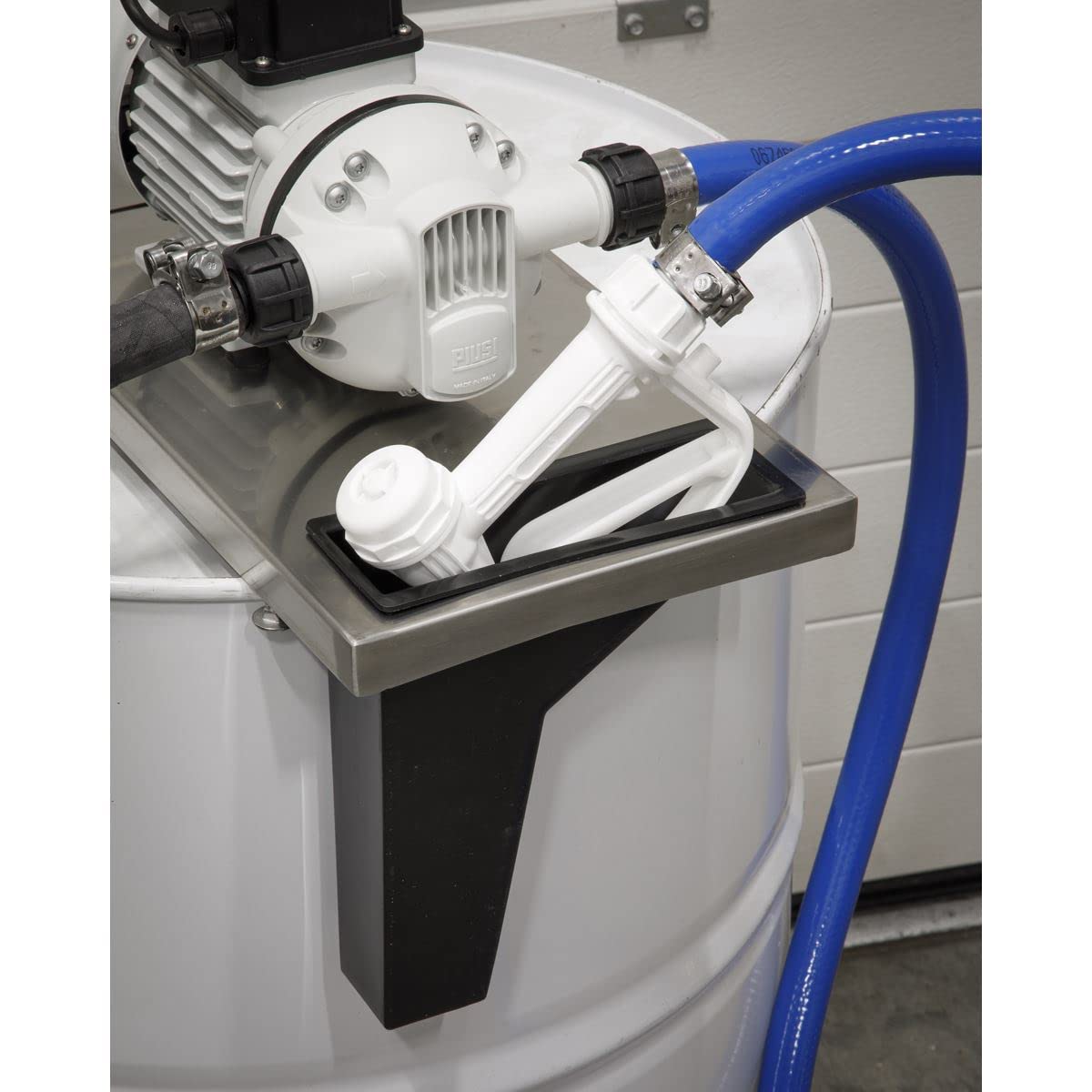 Sealey ADB09 Drum Pump Mounting Bracket - Heavy Duty Support for Industrial Drum Pumps, Chemical Transfer & Fluid Handling Applications