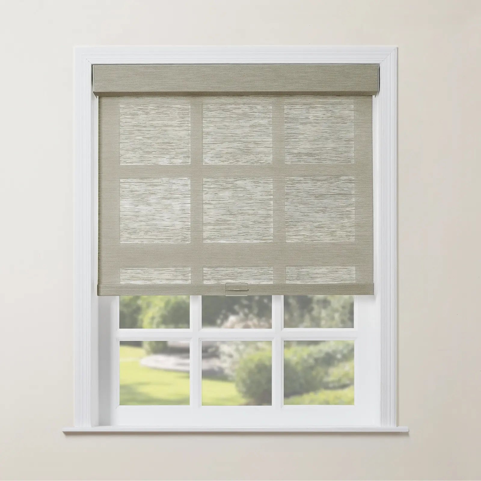 Rae Natural Jute Woven Wood Roller Shades Cordless - Eco-Friendly Window Coverings for Living Room, Bedroom & Home Decor