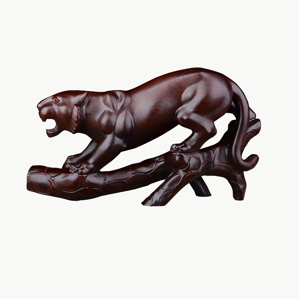 Handcrafted Jaguar Animal Sculpture - Brave & Agile Home Decor for Desktop, Living Room | Unique Wildlife Art for Office & Gift Giving