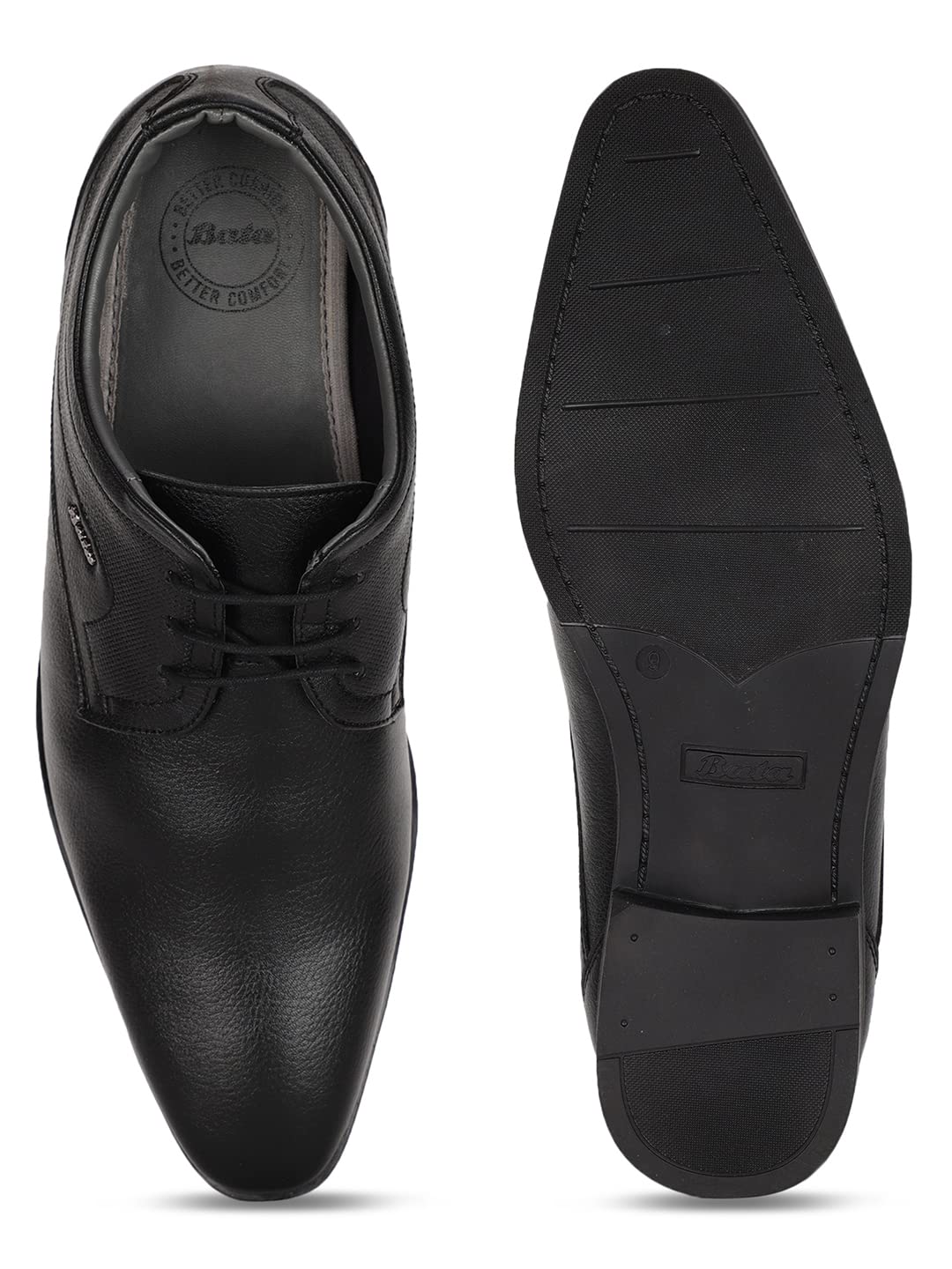 Bata Men's Cedric Milled Formal Dress Shoes - Classic Oxford Style for Business, Office & Wedding Occasions