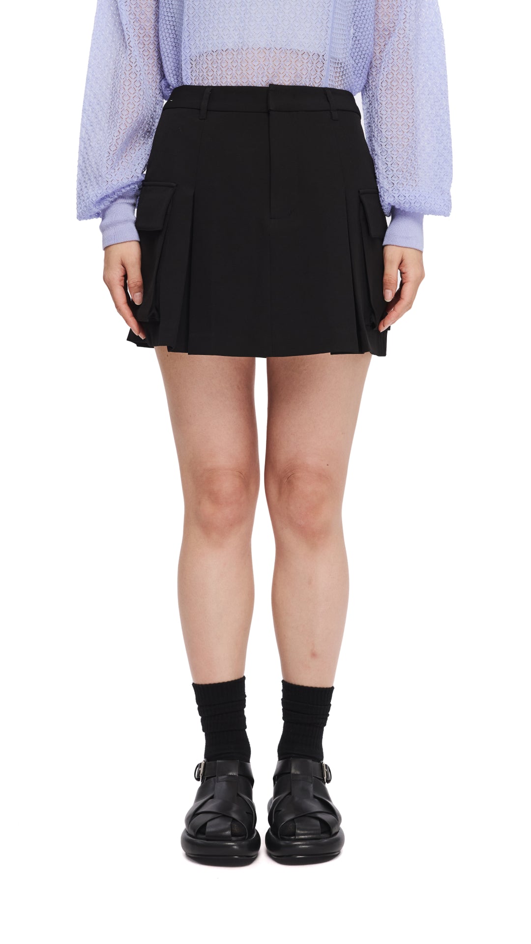 Stylish Cargo Mini Skirt for Women - High Waist Stretch Denim Short Skirt with Pockets - Perfect for Casual Outfits, Streetwear, and Summer Fashion