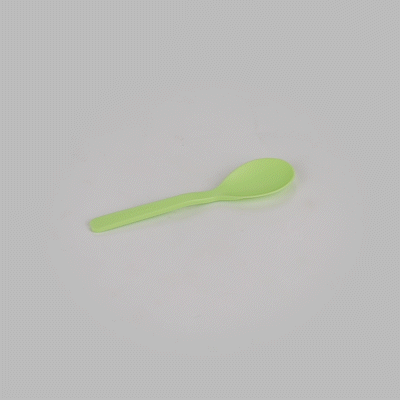 Eco-Friendly Green CPLA Plastic Mini Spoons - Heat Resistant, Compostable, 1000-Pack | Perfect for Parties, Picnics, Coffee Shops & Sustainable Dining