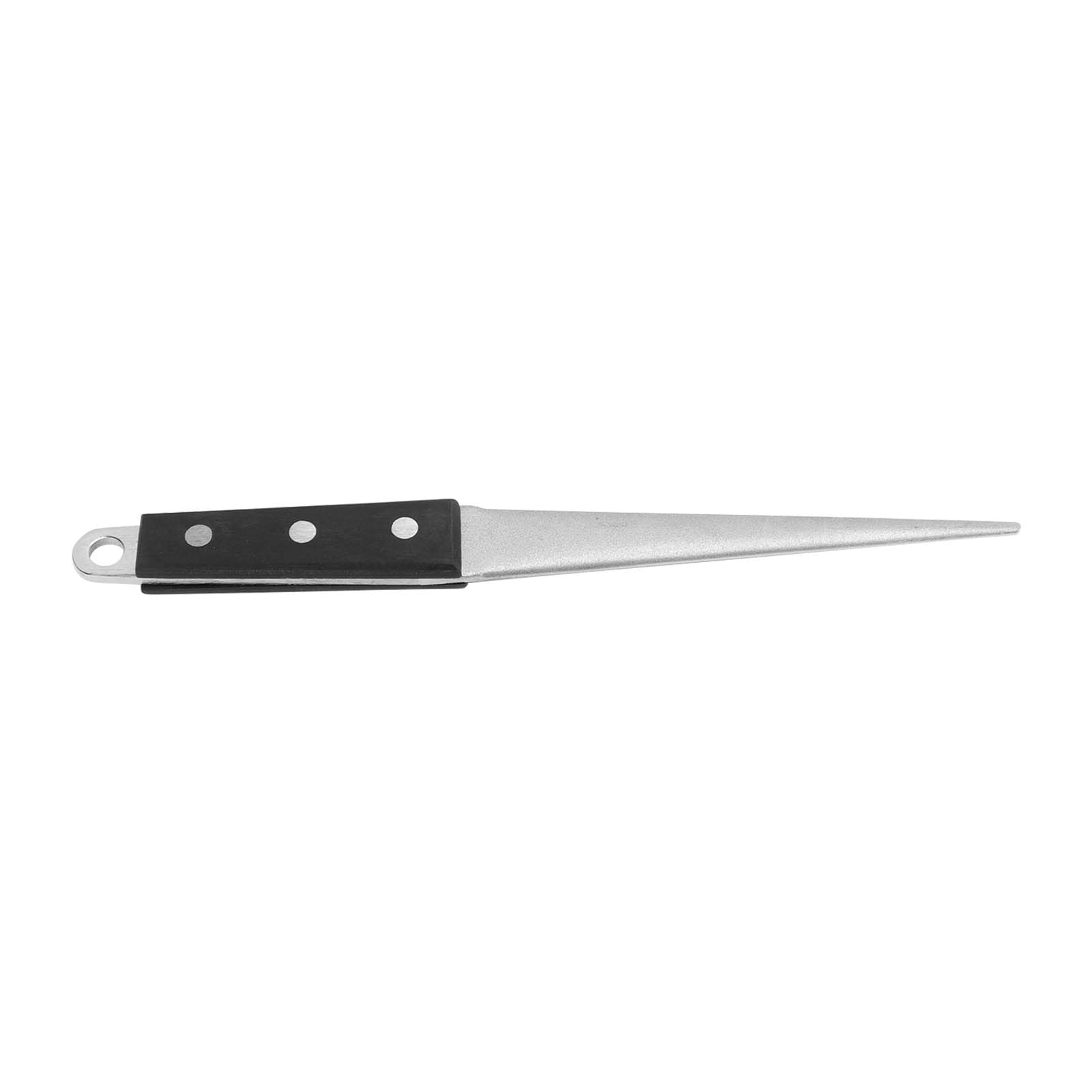 Premium Honing Steel Rod - Ergonomic Handle for Safe & Efficient Knife Sharpening - Compact & Portable for Cow Hoof Knives - Perfect for Kitchen, Camping & Butcher Use