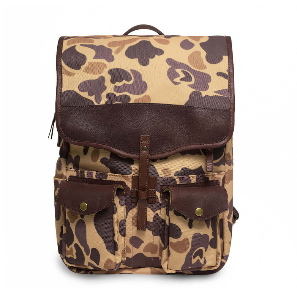 Durable Waxed Canvas Backpack for Men & Women - Water-Resistant Vintage Style Laptop Bag for Travel, Hiking & Everyday Use