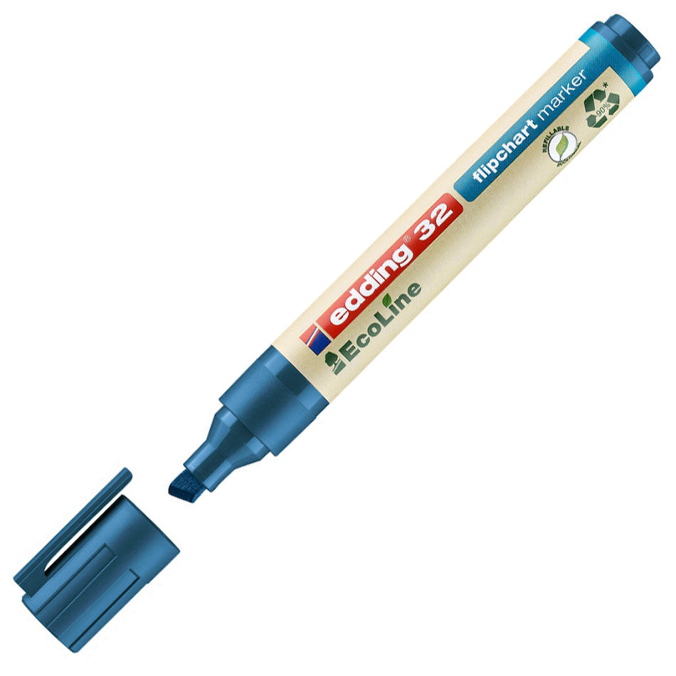 edding EcoLine 32 Flipchart Markers - Non-Toxic, Low-Odor Dry Erase Markers for Whiteboards & Flip Charts - Perfect for Office Meetings, Classroom Teaching & Home Organization