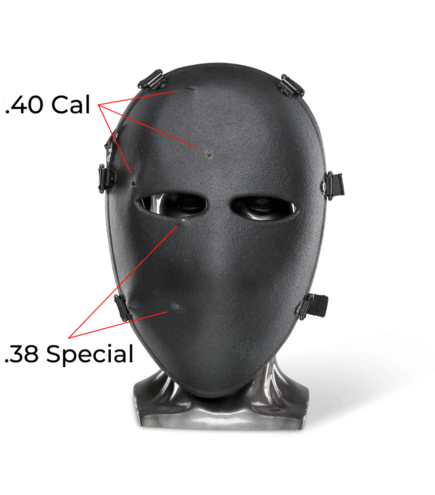 CQCM™ Full Face Bulletproof Mask - NIJ Level IIIA+ Certified for Maximum Protection | Tactical Gear for Military, Police & Self-Defense