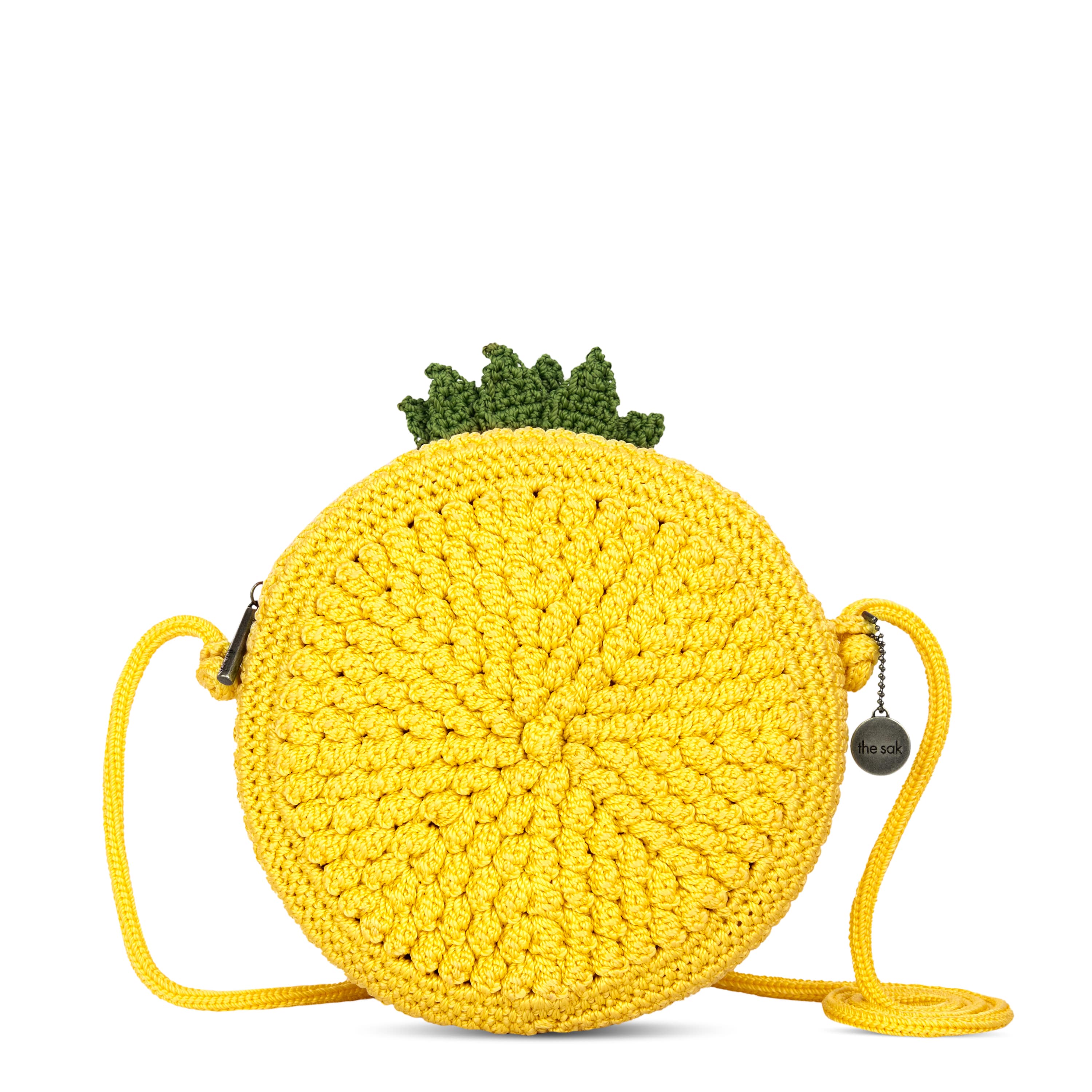 Kenna Small Crossbody Bag - Hand Crochet Pineapple Design - Perfect for Beach, Travel & Everyday Use