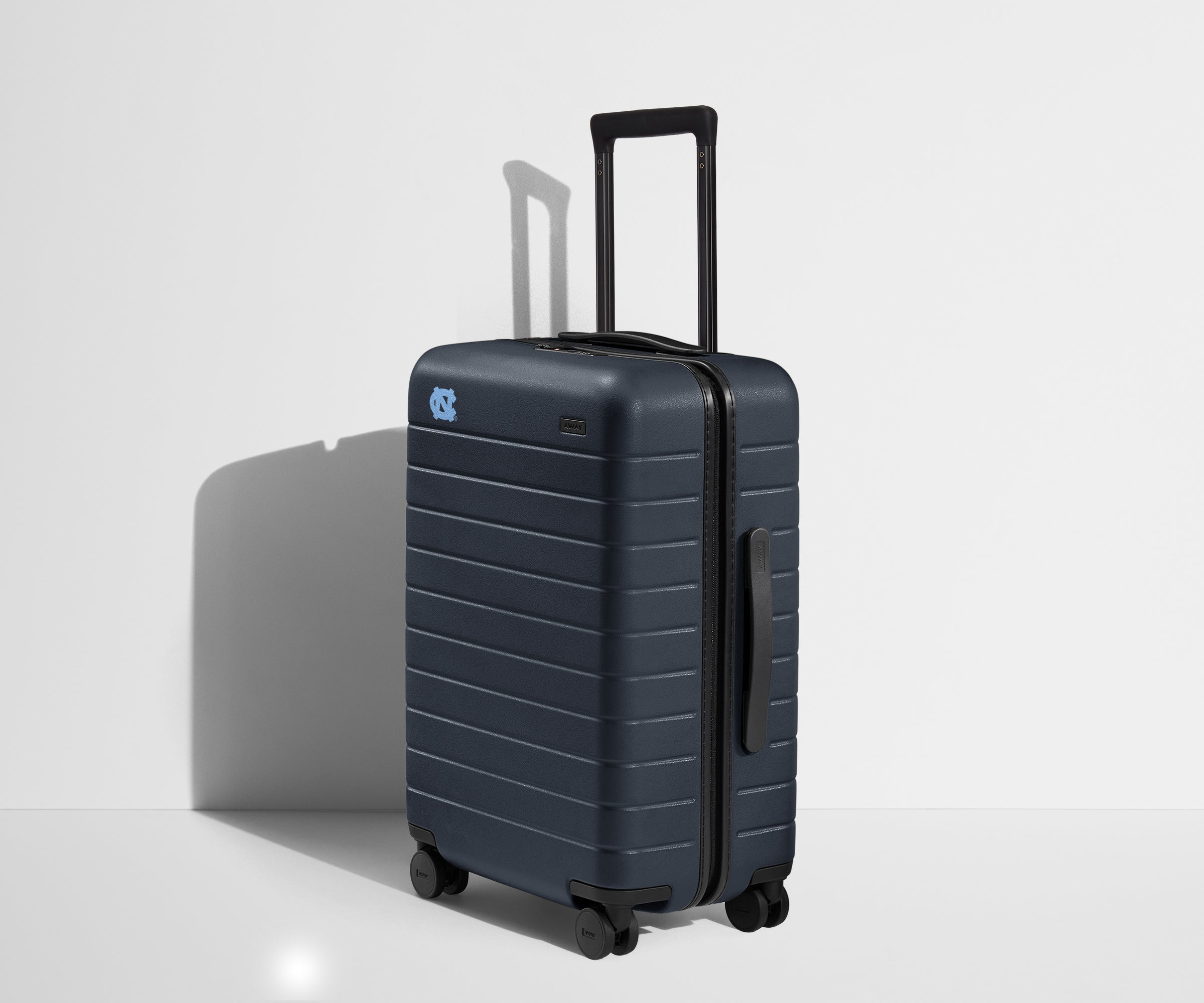 UNC Tar Heels® Official Collegiate Bigger Carry On Luggage - Perfect for Travel, College Dorms & Weekend Getaways