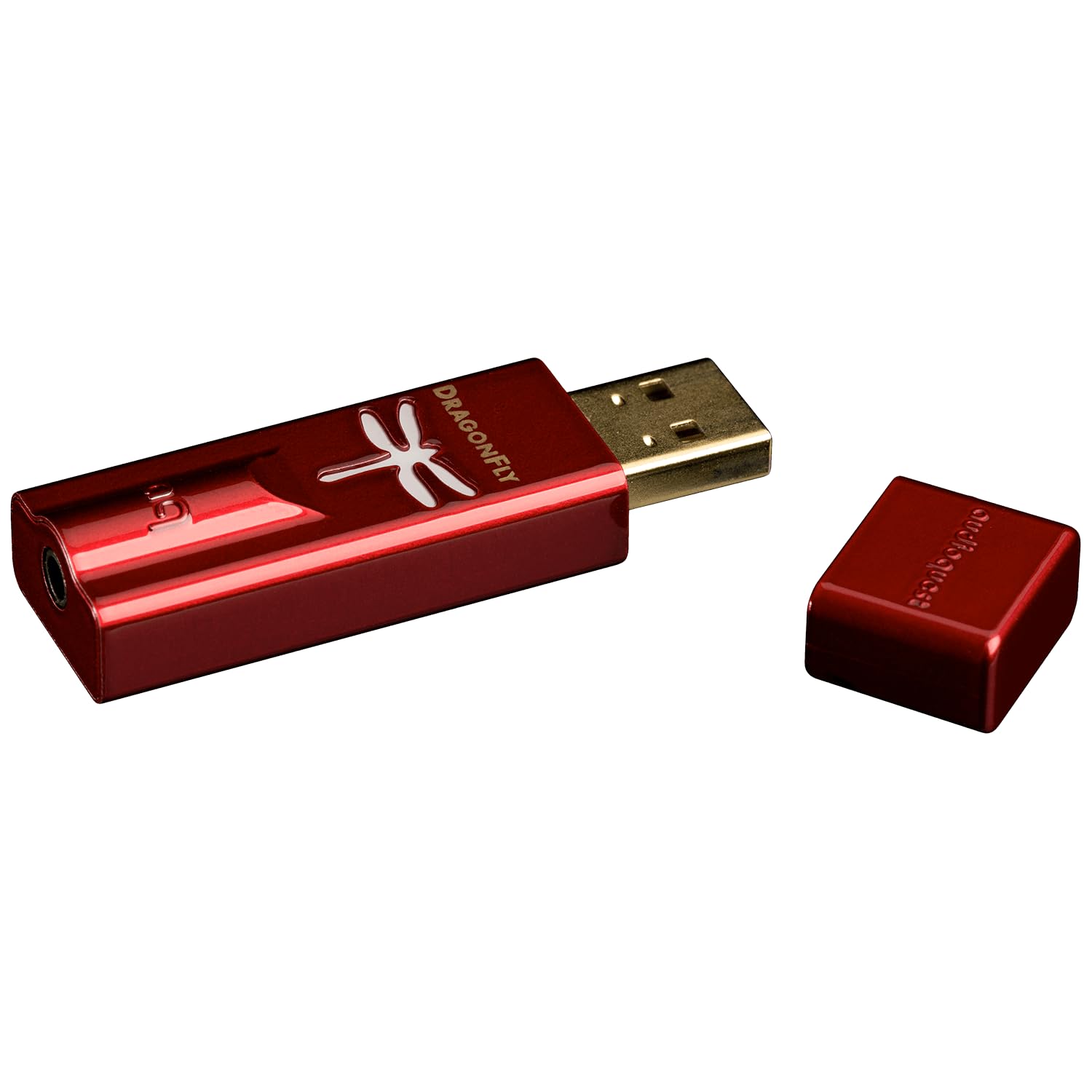 AudioQuest DragonFly Red USB DAC & Headphone Amplifier - High-Resolution Audio Converter for Laptop, PC & Smartphone - Perfect for Music Lovers, Audiophiles & Home Office Use