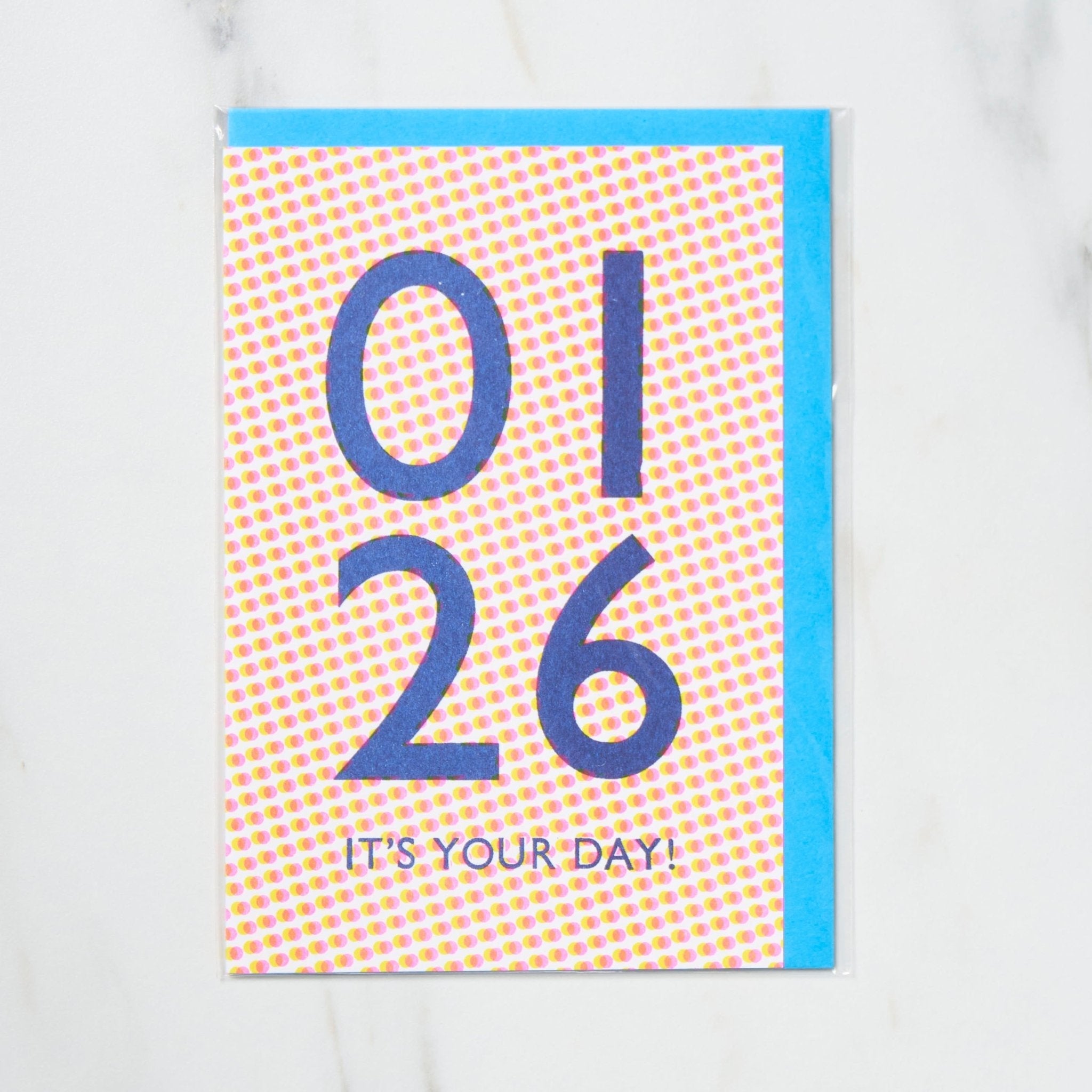 365 Find Your Day Card - January Edition | Premium Letterpress Letters for Memorable Dates & Events | Perfect for Anniversaries, Birthdays & Special Occasions