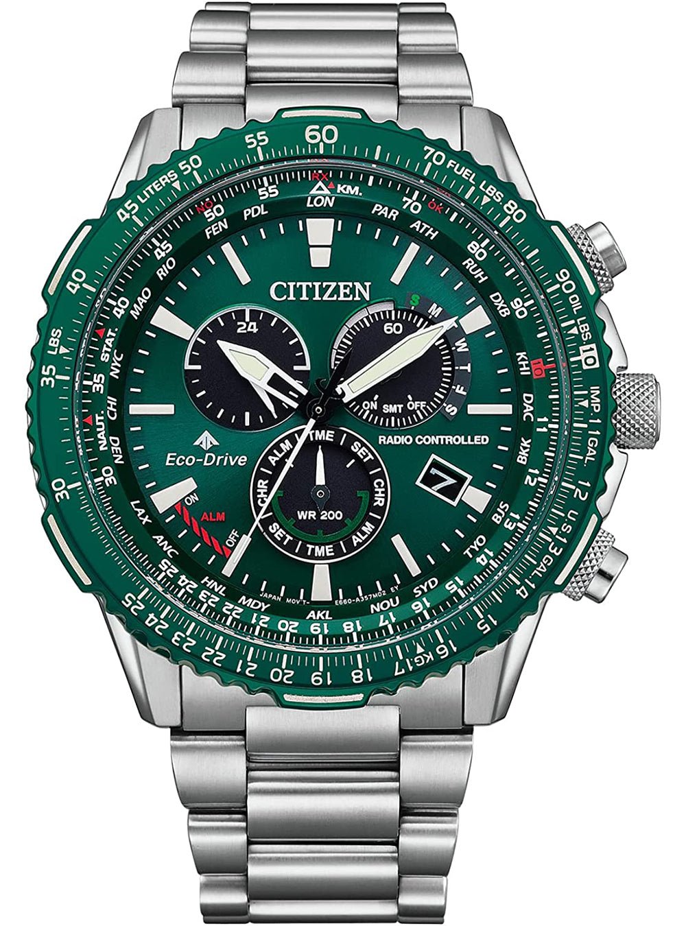 CITIZEN PROMASTER SKY CB5004-59W Men's Eco-Drive Watch with Japanese Movement - Perfect for Outdoor Adventures, Diving & Everyday Wear