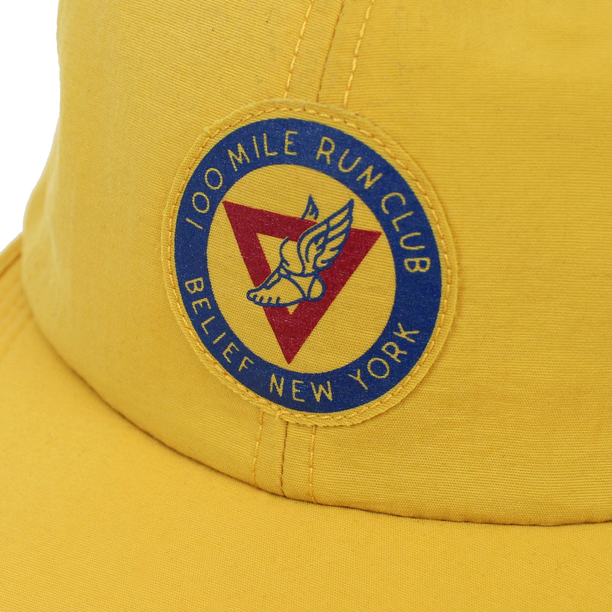Belief NYC Run Club 6 Panel Squash Hat - Lightweight Performance Cap for Running, Gym & Outdoor Sports - Men's Athletic Adjustable Snapback