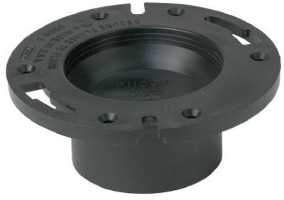 Mueller Industries 02903H 4 x 3 Inch Closet Hub End Flange - Durable Plumbing Fitting for Toilet & Bathroom Drainage Systems