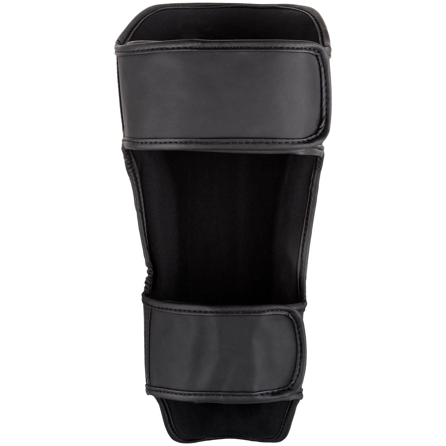 Venum Charger Shin Guards for Men - Large Size, Black/Black - Perfect for MMA, Kickboxing & Martial Arts Training