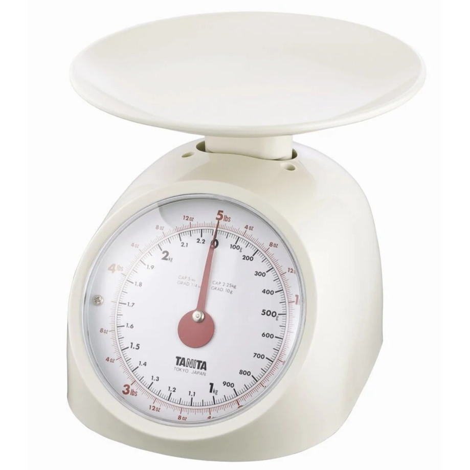 1122 Digital Mechanical Kitchen Scale - Precise Food Weighing for Baking, Cooking & Portion Control | Stainless Steel Platform & Easy-to-Read Display