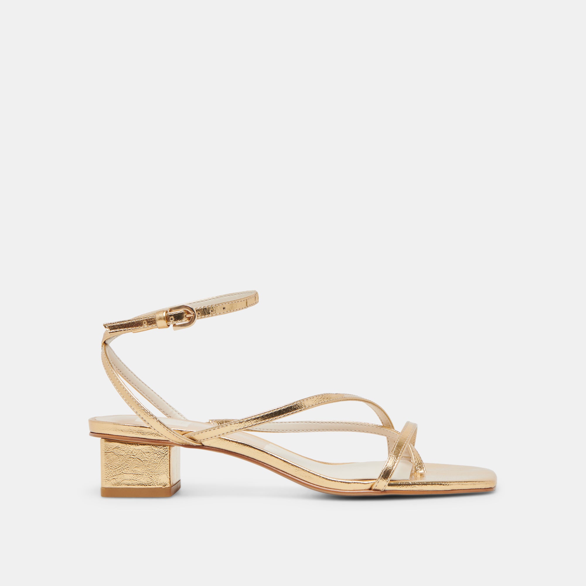 KARLOS Women's Gold Metallic Sandals - Stella Style Comfortable Summer Beach Flip Flops for Outdoor Walking and Vacation