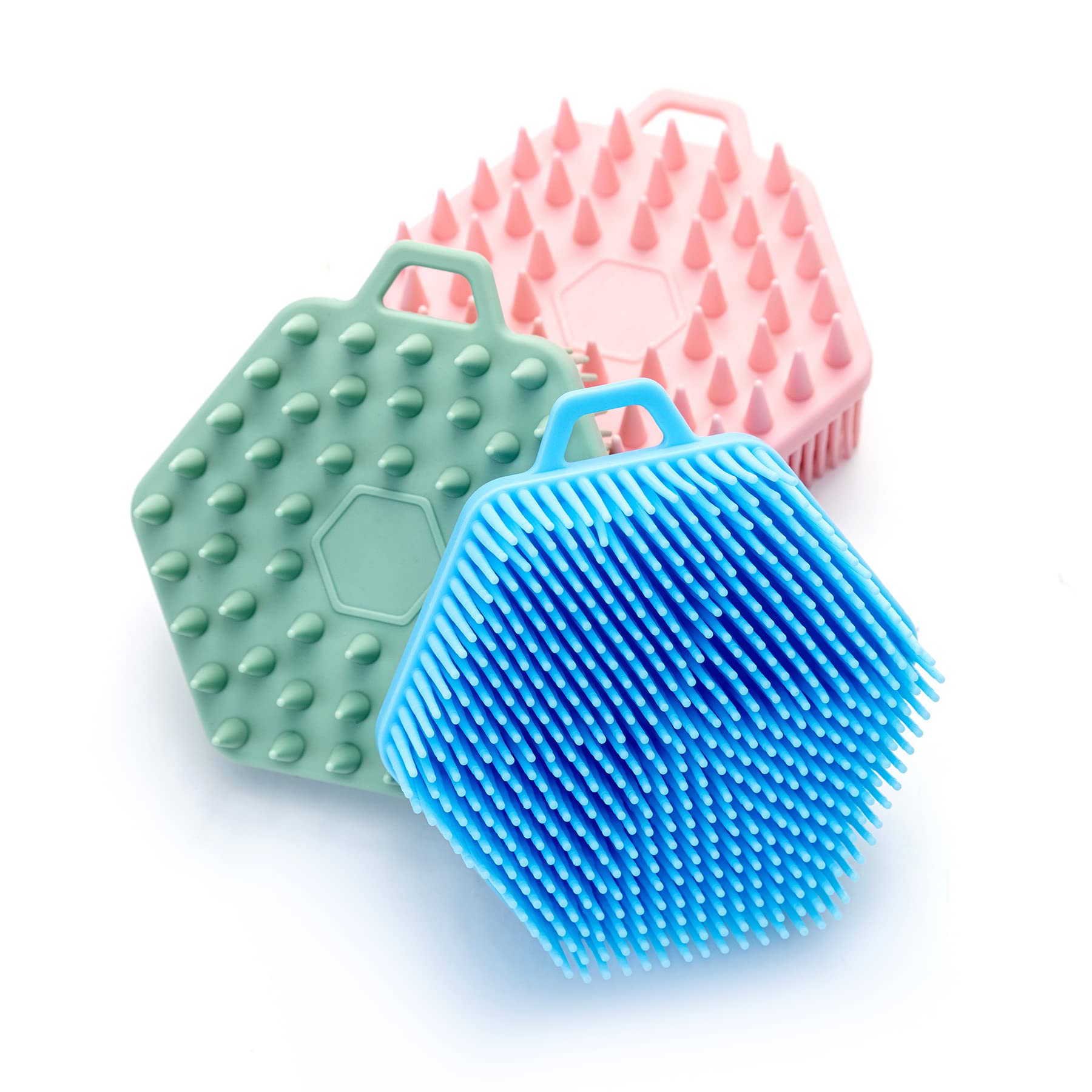 Premium Sensory Brush for Kids & Autism - Soft Silicone Body Scrubber & Massager | 2-in-1 Occupational Therapy Tool for Sensory Rooms | Gentle Silicone Loofah & Pet Grooming Brush | Perfect for Bath Time, Sensory Therapy & Pet Care