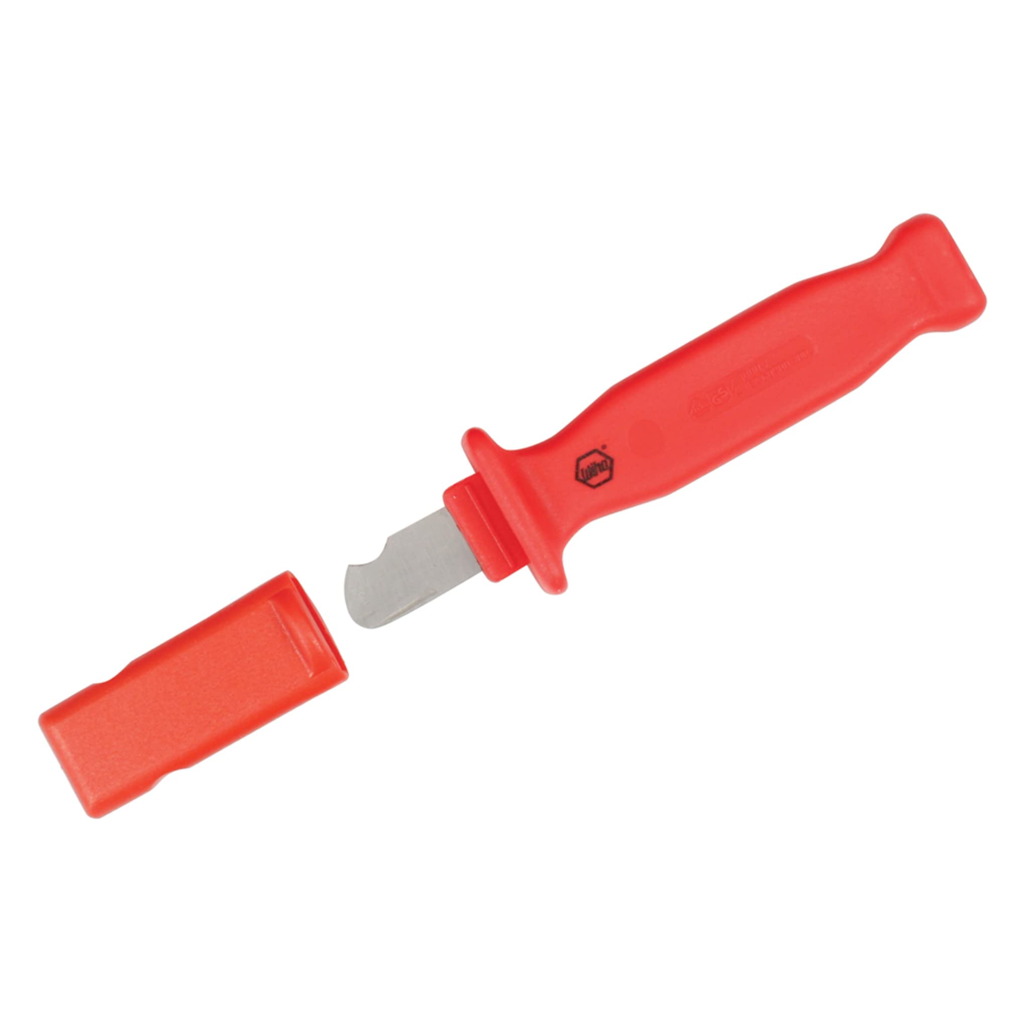 Wiha 15050 Insulated Electrician's Cable Stripping Knife - 8.75