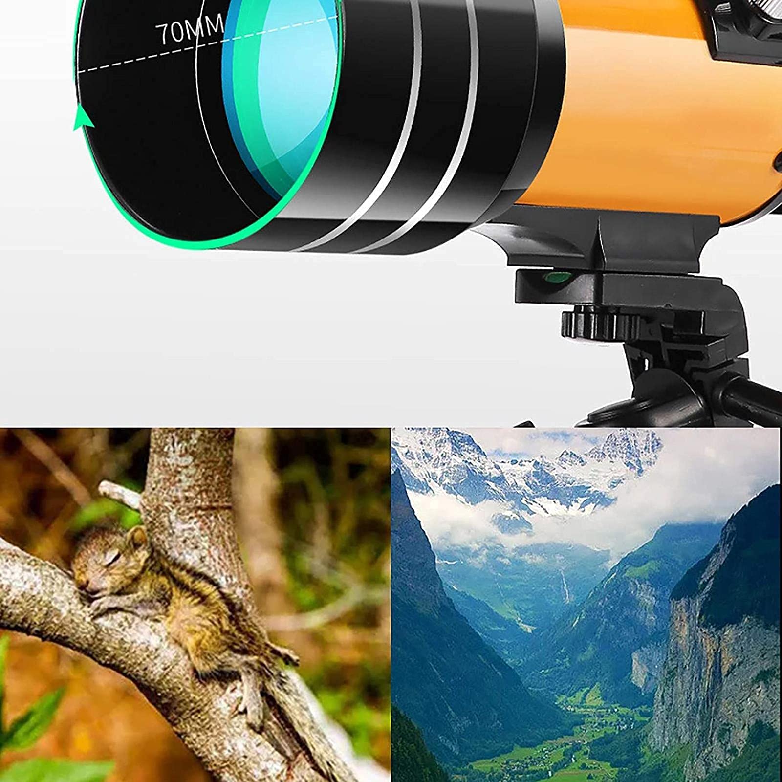 70mm HD Super Telephoto Zoom Monocular Telescope with Tripod - 4K 30070 Astronomical Telescope, Waterproof for Outdoor Use - Perfect for Bird Watching, Hunting, and Stargazing
