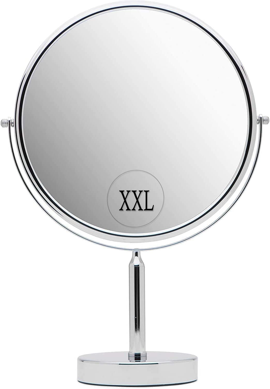 XXLarge Oversized 3X Magnifying Mirror with Stand - Double Sided 3X/1X Magnification - 17