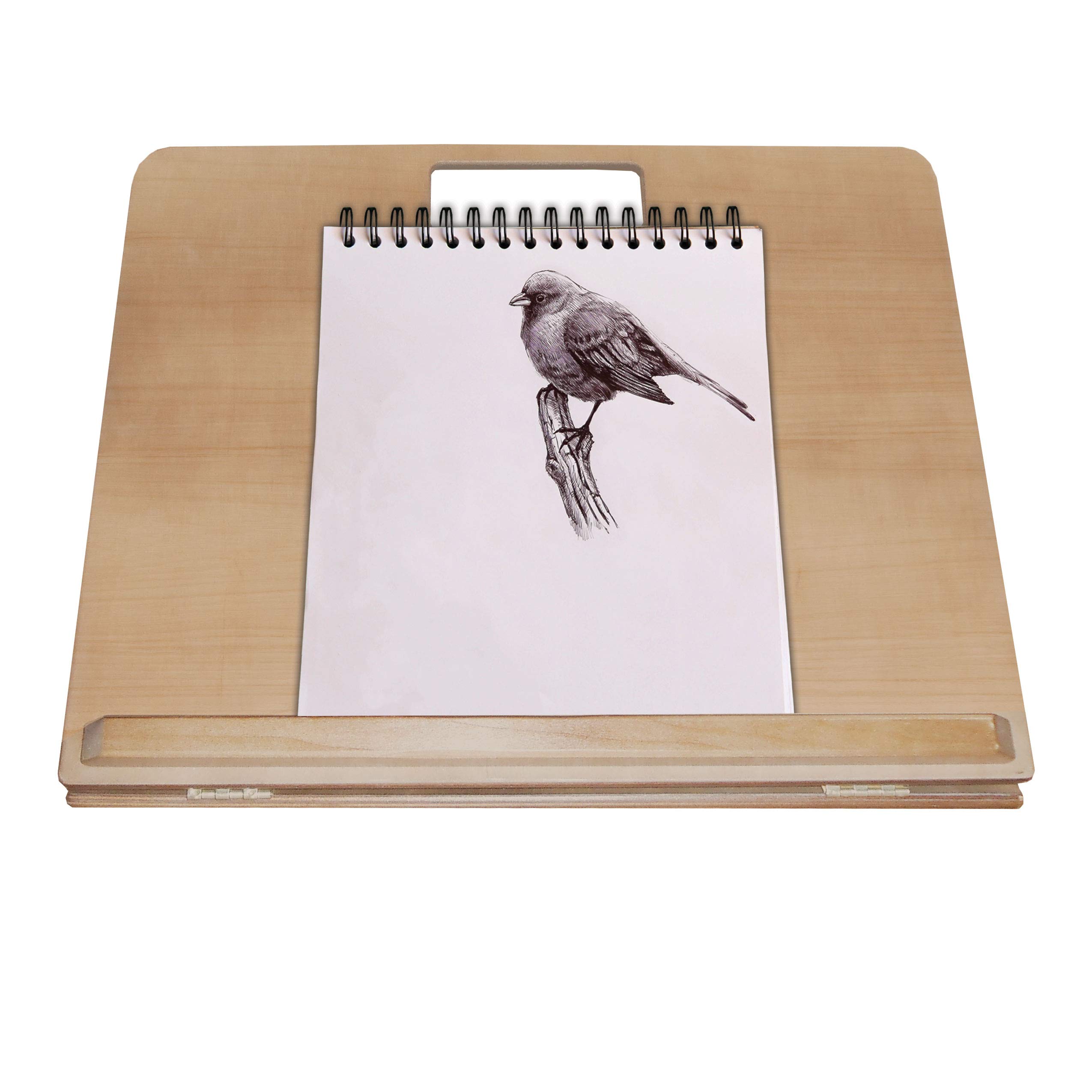 Adjustable Desktop Easel Stand - Foldable Tray Table for Artists, Students & Office Work - Perfect for Drawing, Reading, Writing & Laptop Use