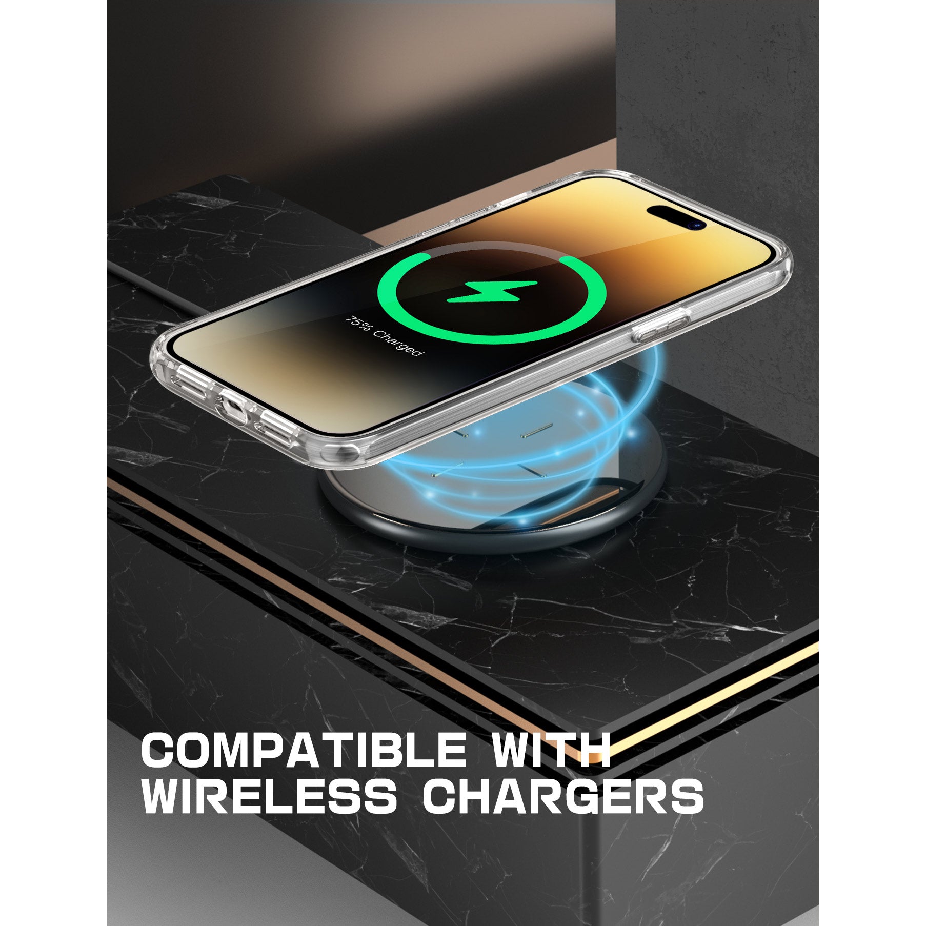 iPhone 15 Pro Max 6.7 Inch Unicorn Beetle MAG Slim Clear Case with MagSafe - Ultra Thin Protective Cover for Everyday Use, Work & Travel