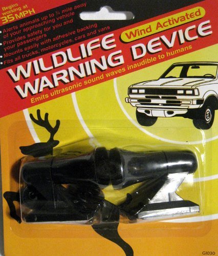 2 Pack Deer Whistle for Cars - Wildlife Warning & Animal Alert Safety Device - Prevent Deer Collisions on Highways & Country Roads