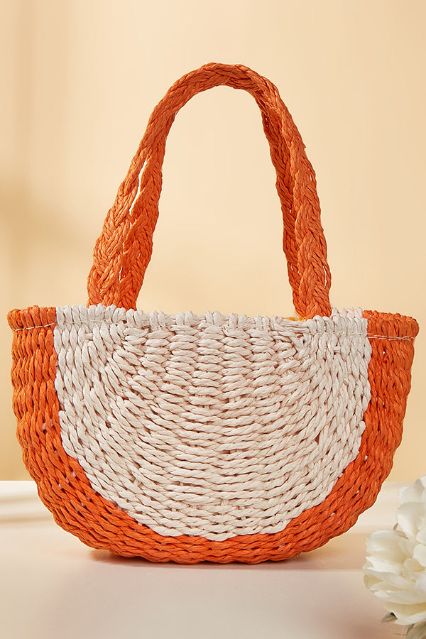 Stylish Holiday Fruit-Shaped Braided Handbag - Trendy Crossbody Purse for Women - Perfect for Christmas Parties, Beach Vacations & Summer Outings