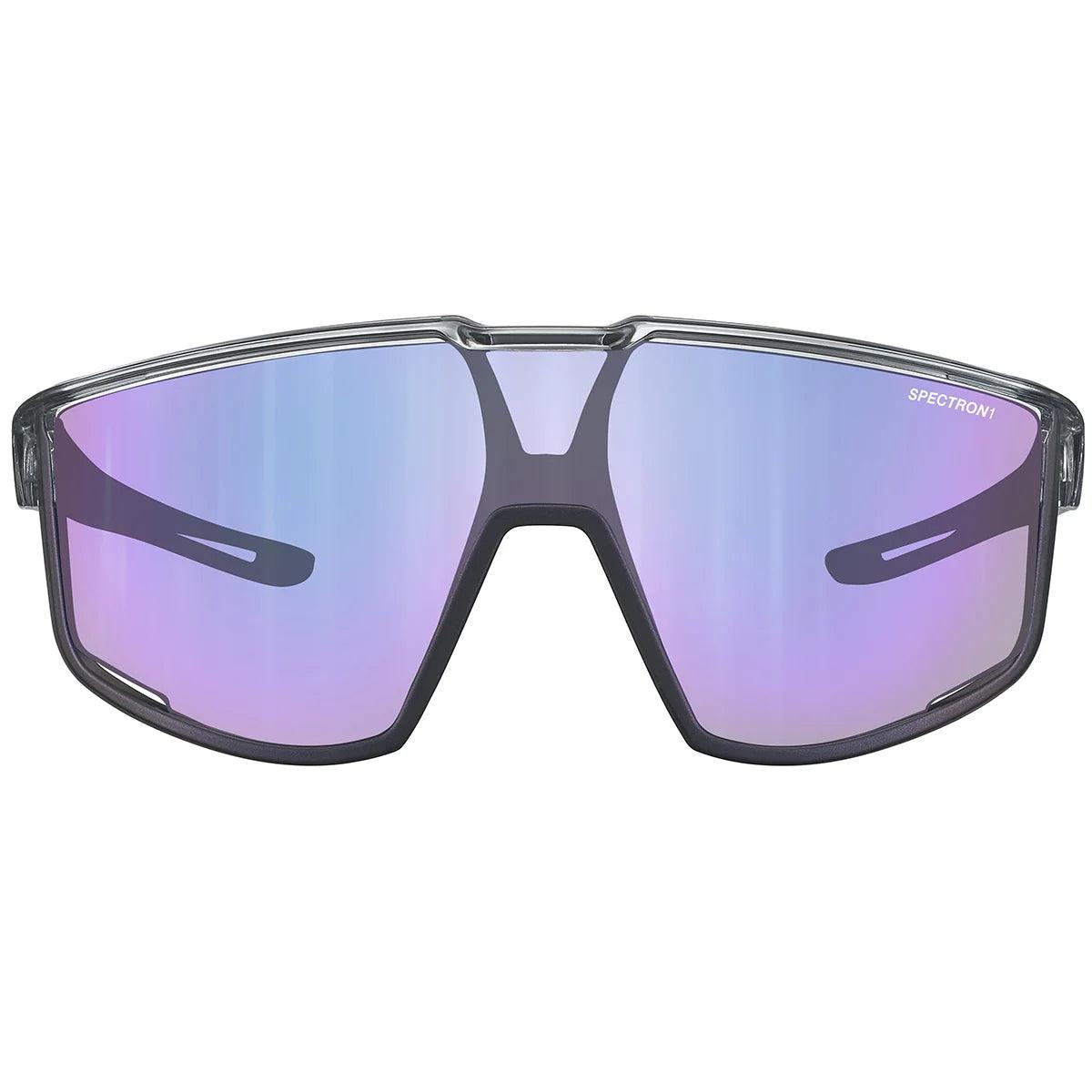 Julbo Fury Violet Bri/Gris SP1 FL Sunglasses - UV Protection, Polarized, Lightweight for Running, Cycling & Outdoor Sports