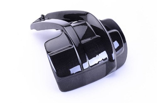 Bestem CBBM-R12GS-SPGD Carbon Fiber Rear Splash Guard Hugger for BMW R1200GS & R1200GS Adventure (2004-2012) - Motorcycle Mudguard Protector for Off-Road & Adventure Riding